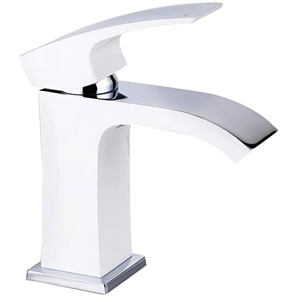 Изображение товара Смеситель для раковины Gappo 12 705 однорычажный белый латунь