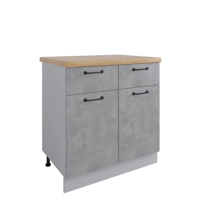 Изображение товара Кухонный шкаф напольный в стиле модерн из ЛДСП и МДФ 80x81.6x60 см