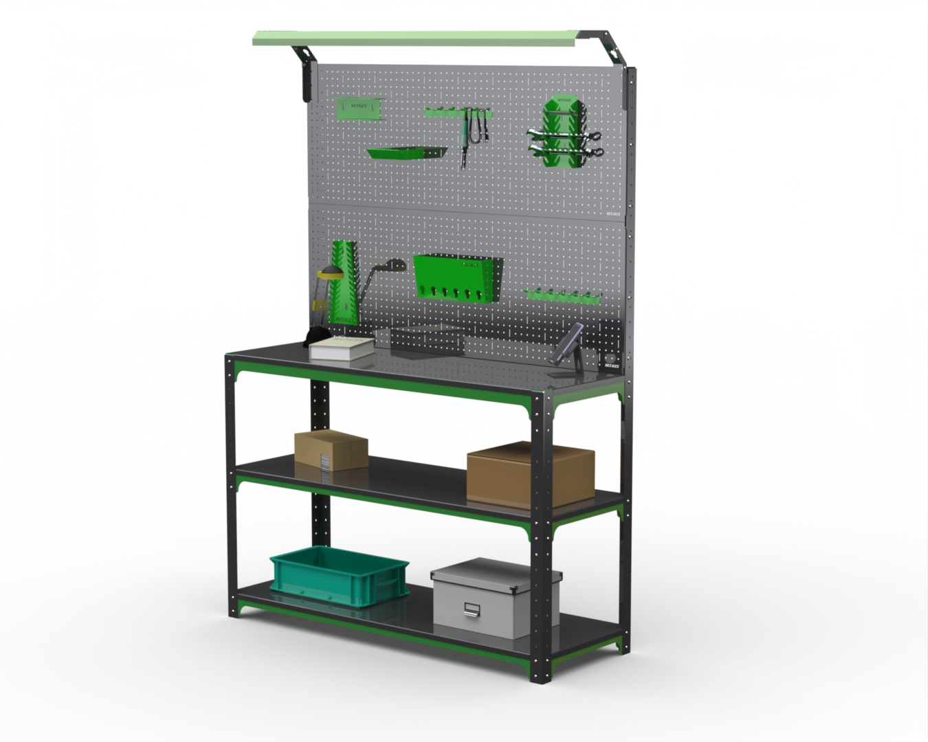 Изображение товара Стол-верстак Metalex Kit 204378 950x1200x600 мм, максимальная нагрузка до 260 кг