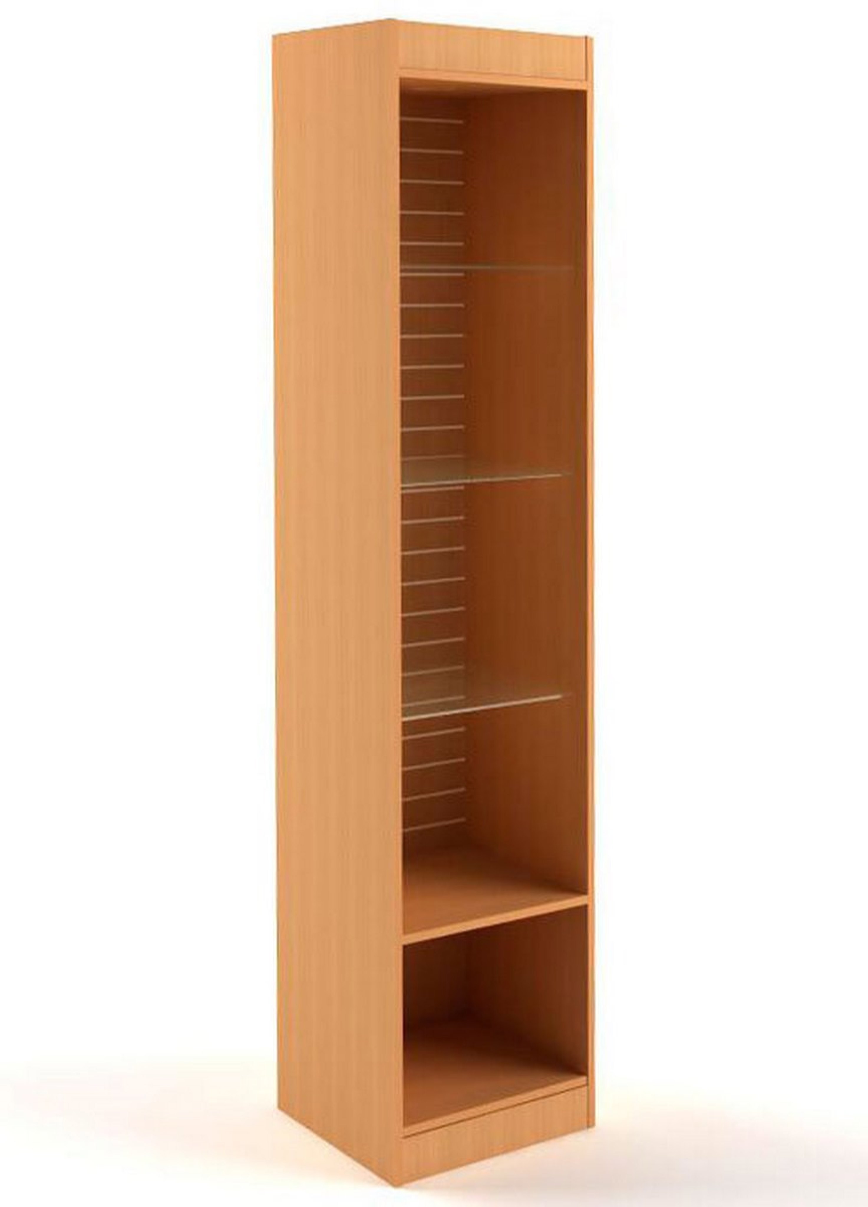 Изображение товара Шкаф-витрина 45x200 см серия Универсал с подсветкой без дверей