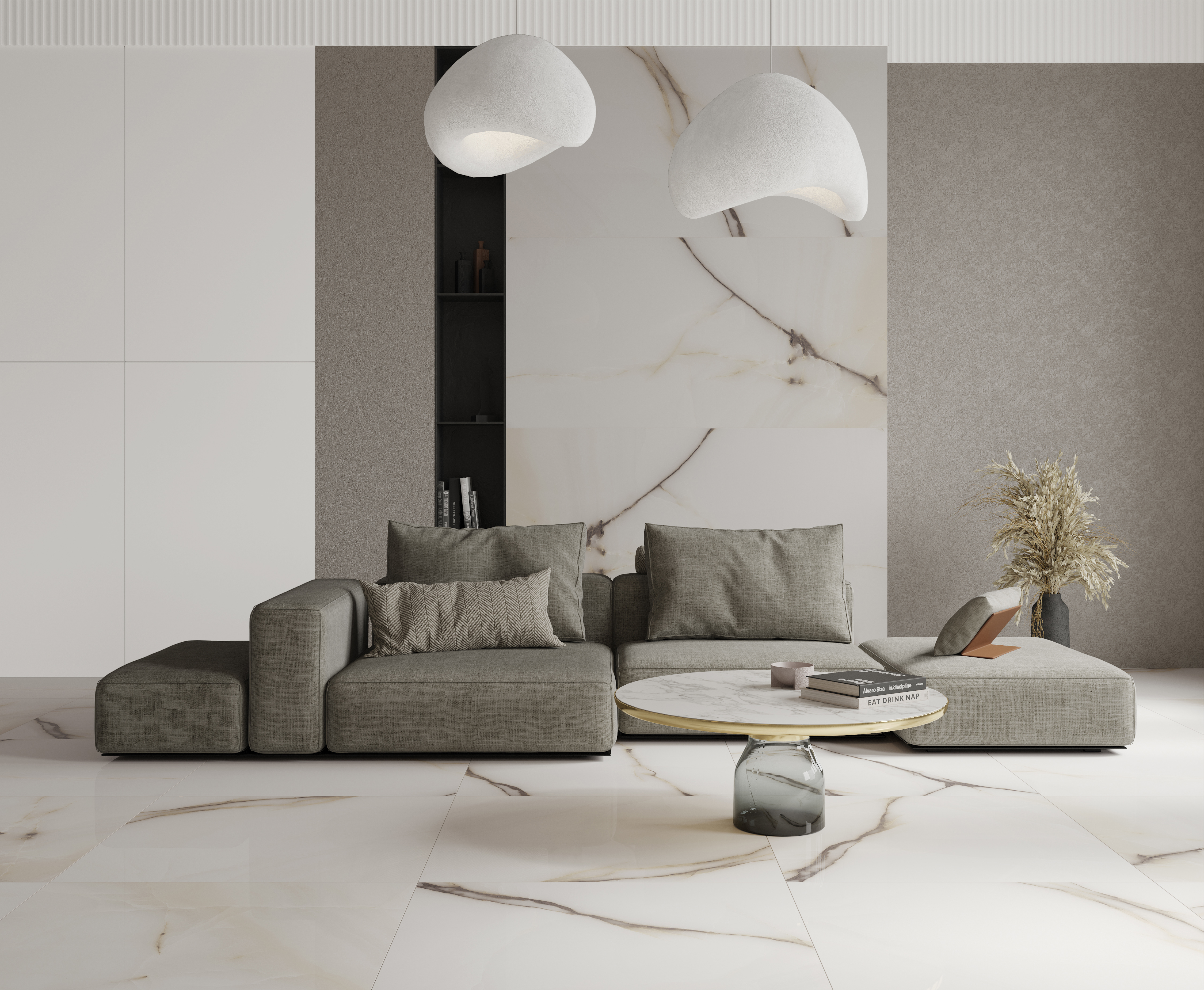 Изображение товара Керамогранит Laparet Virgo 80x80 см белый для пола и стен