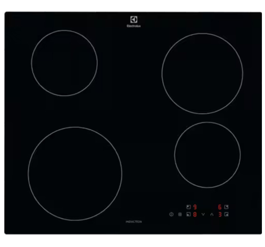 Изображение товара Электрическая варочная панель Electrolux LIB60420CK 4 индукционные конфорки черный стеклокерамика