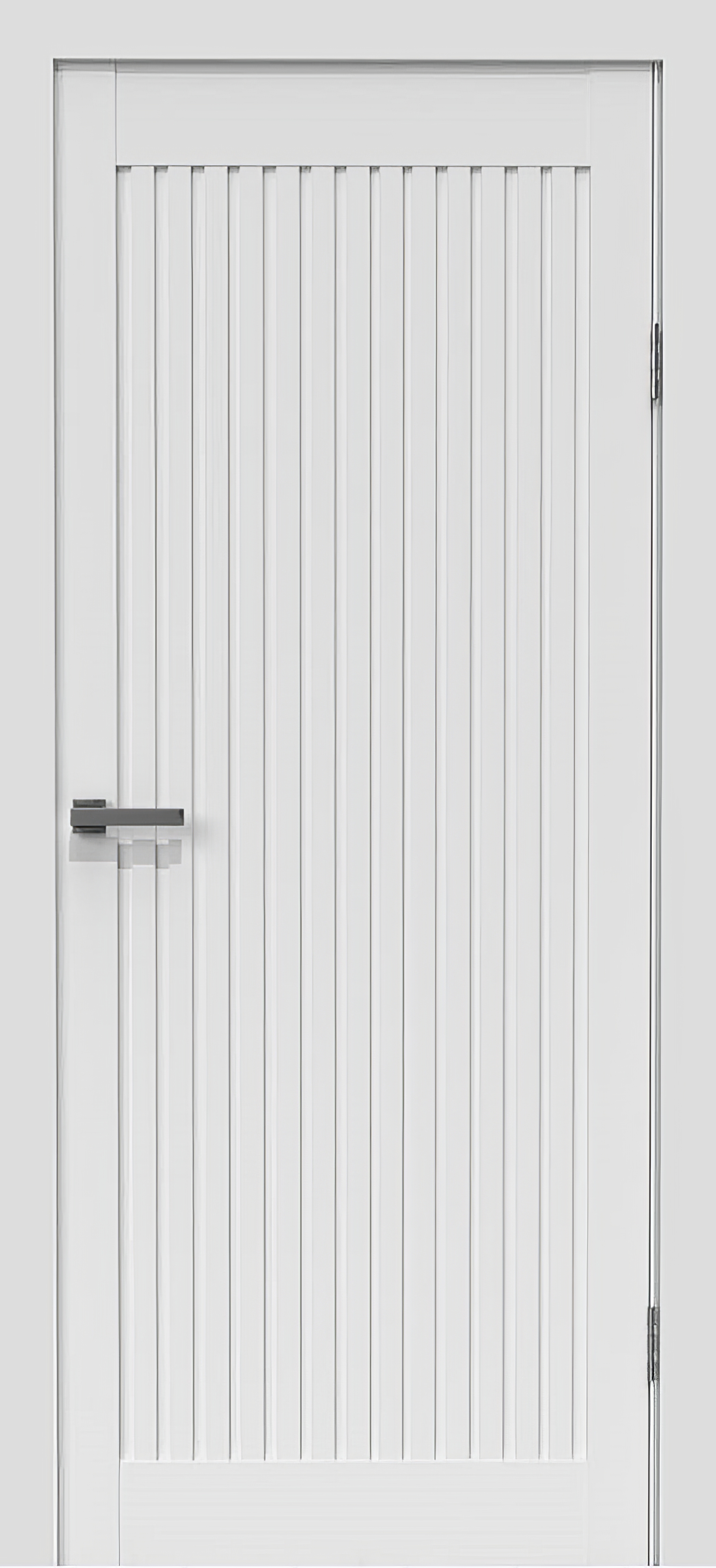 Изображение товара Дверь межкомнатная DK-doors Lux 23 глухая 60x200см ПВХ цвет велютто ферро без замка и петель в комплекте