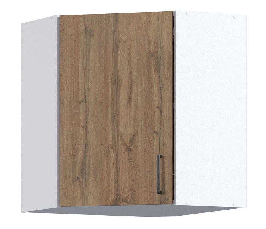 Изображение товара Кухонный навесной шкаф КЕЙЛ 60x68x60 см бежевый ЛДСП серый стильный современный