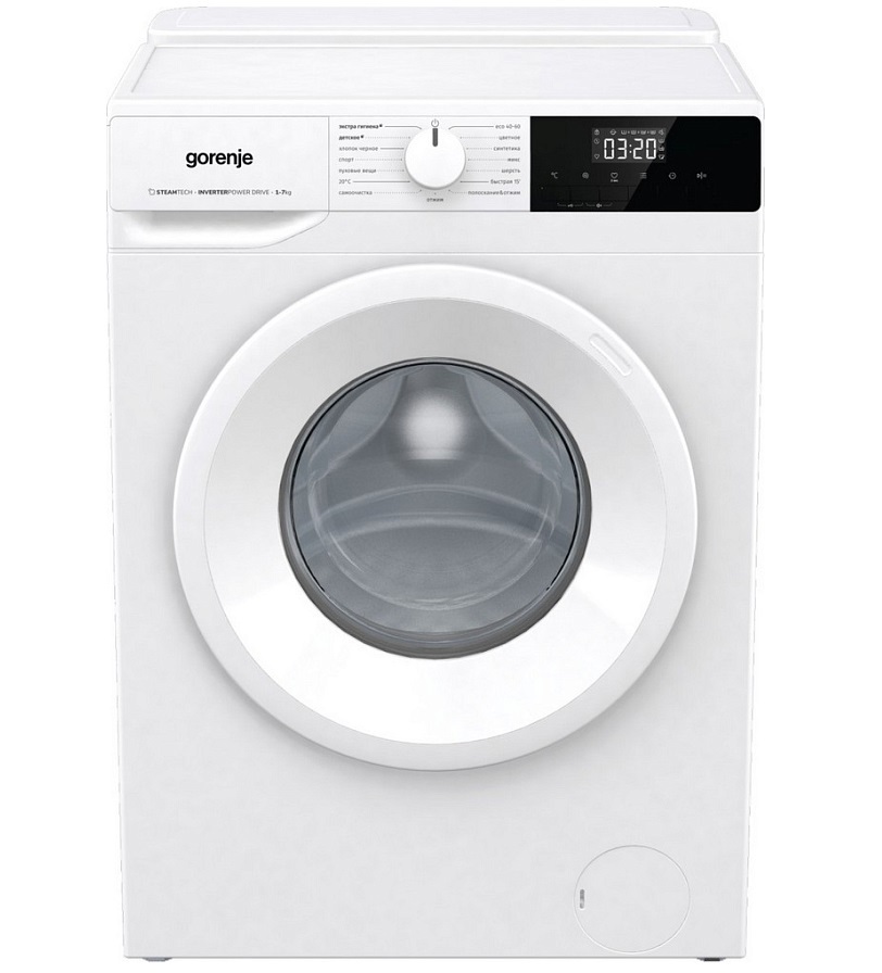 Изображение товара Энергоэффективная стиральная машина Gorenje W2NHPI72SCSIRV 7 кг белая