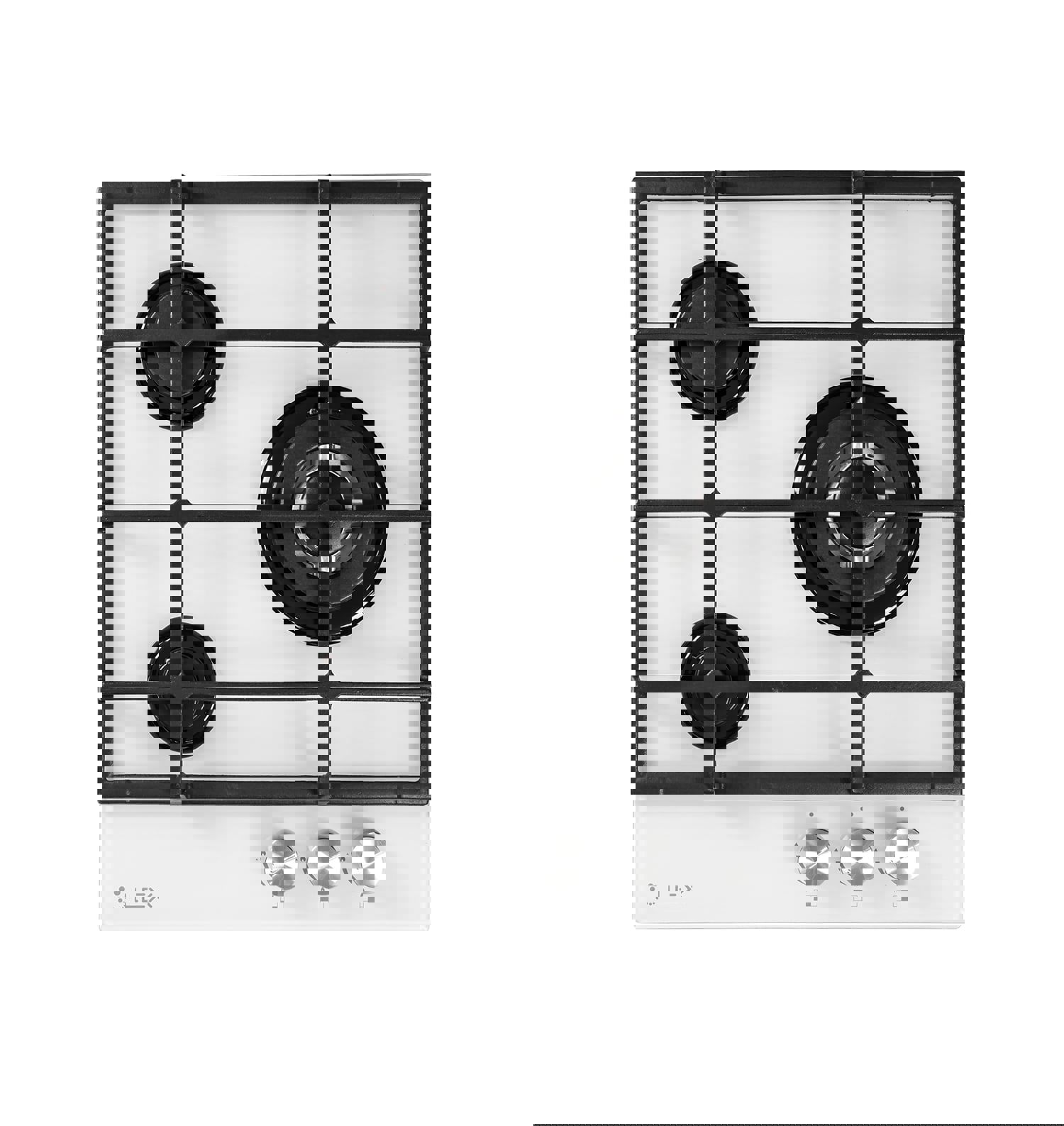 Изображение товара Газовая варочная панель Lex GVG 431 WH 3 конфорки белый 45 см