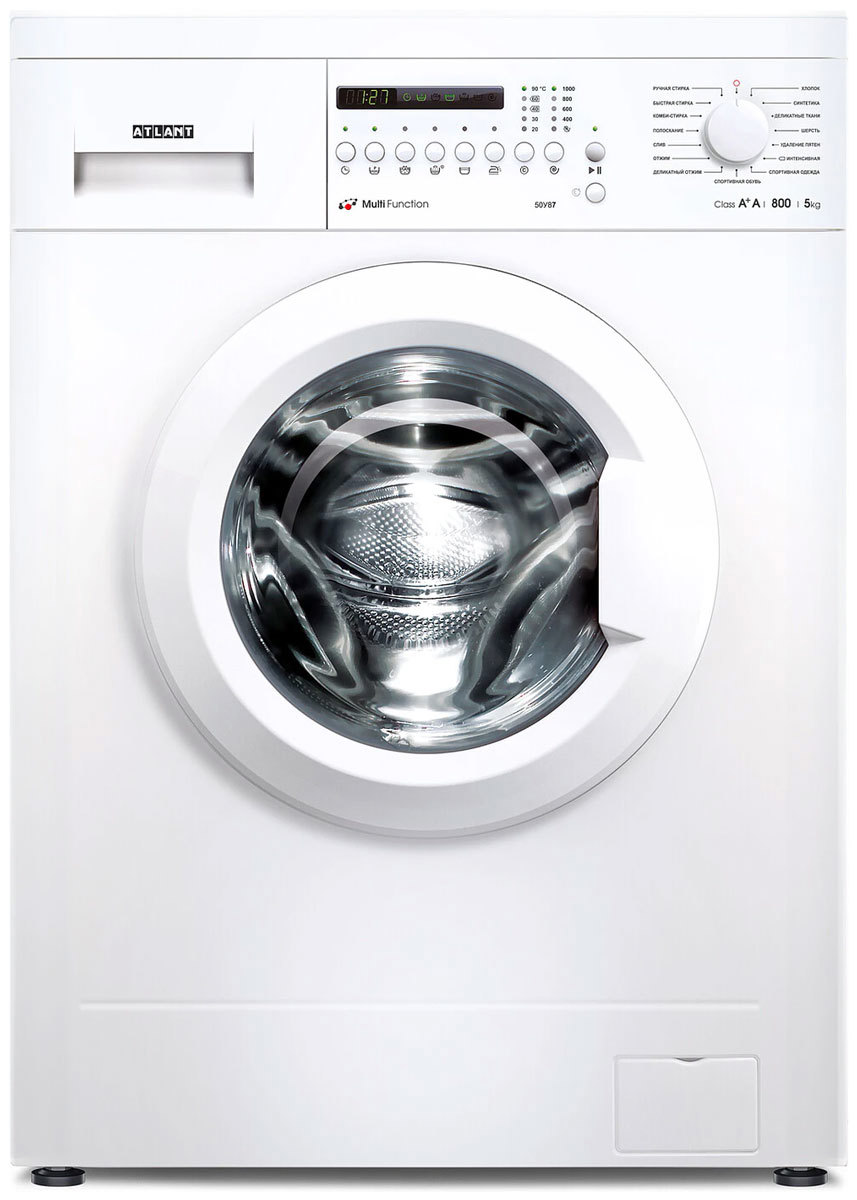 Изображение товара Стиральная машина ATLANT Сма 50 у 87 5 кг 15 программ энергоэффективность А+