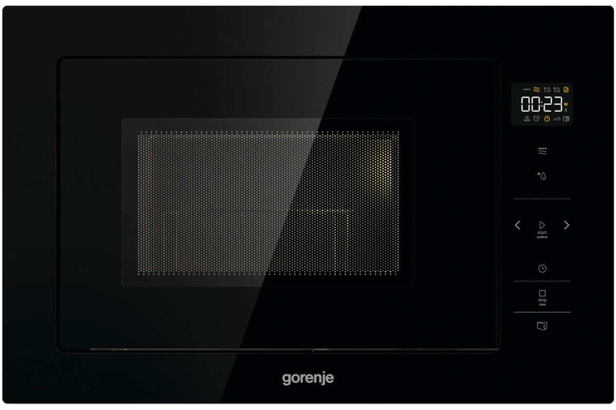 Изображение товара Встраиваемая микроволновая печь Gorenje BM251SG2BG 361166 25 л 59.5x38.8x40.1 см цвет черный