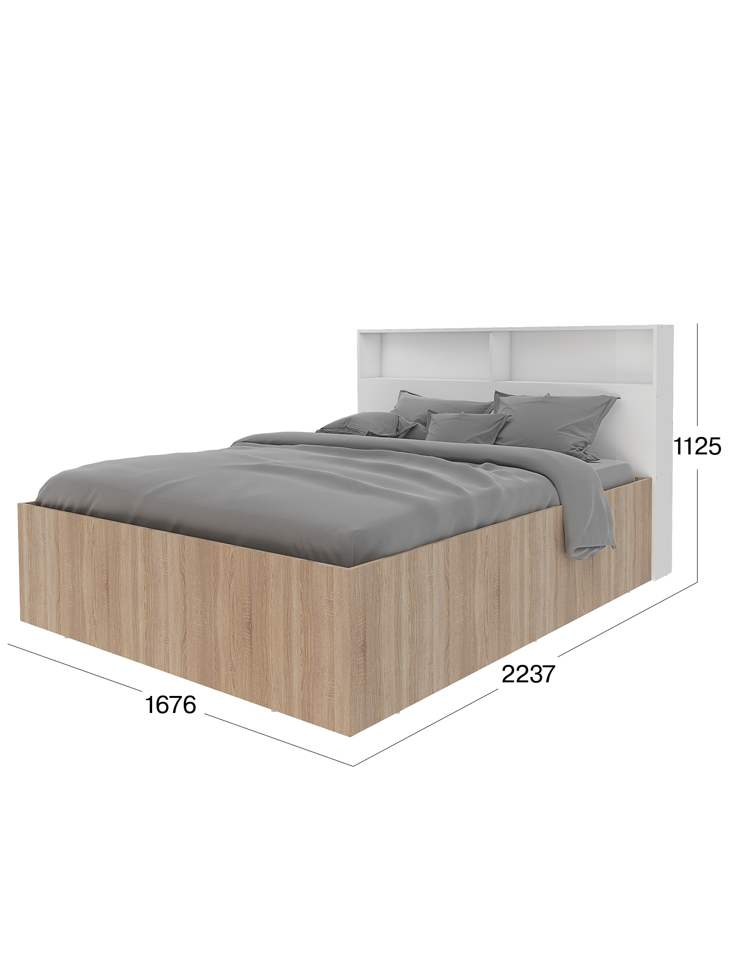 Изображение товара Кровать Beneli ИЛГА с ящиком и спальным местом 160x200 см