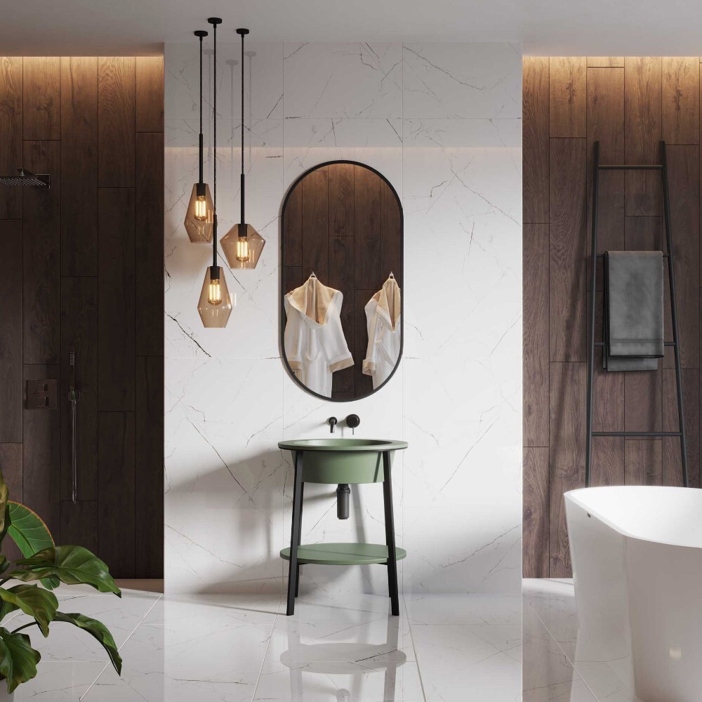 Изображение товара Керамогранит Onlygres Marble MOG101 60x120 см белый мраморный стиль