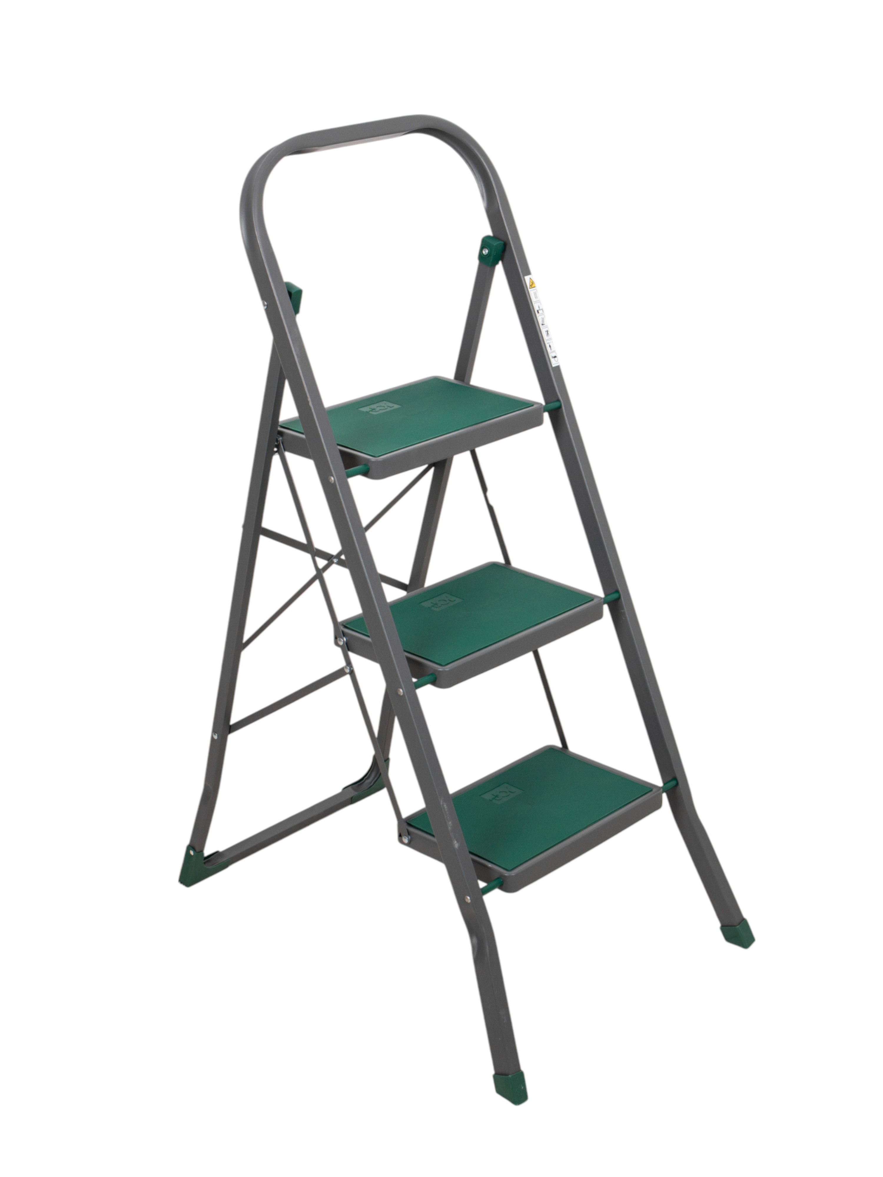 Изображение товара Стремянка стальная Joy Home 15144 3 ступени максимальная нагрузка 150 кг