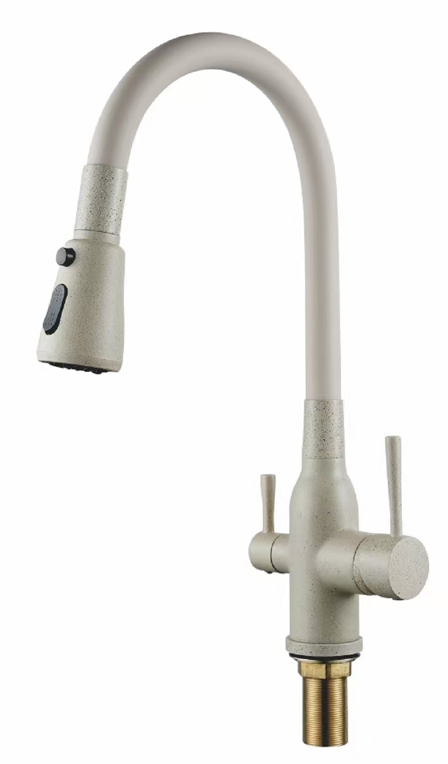 Изображение товара Смеситель для кухни Aloute A61513K-302-6 поворотный излив 20 см цвет черный