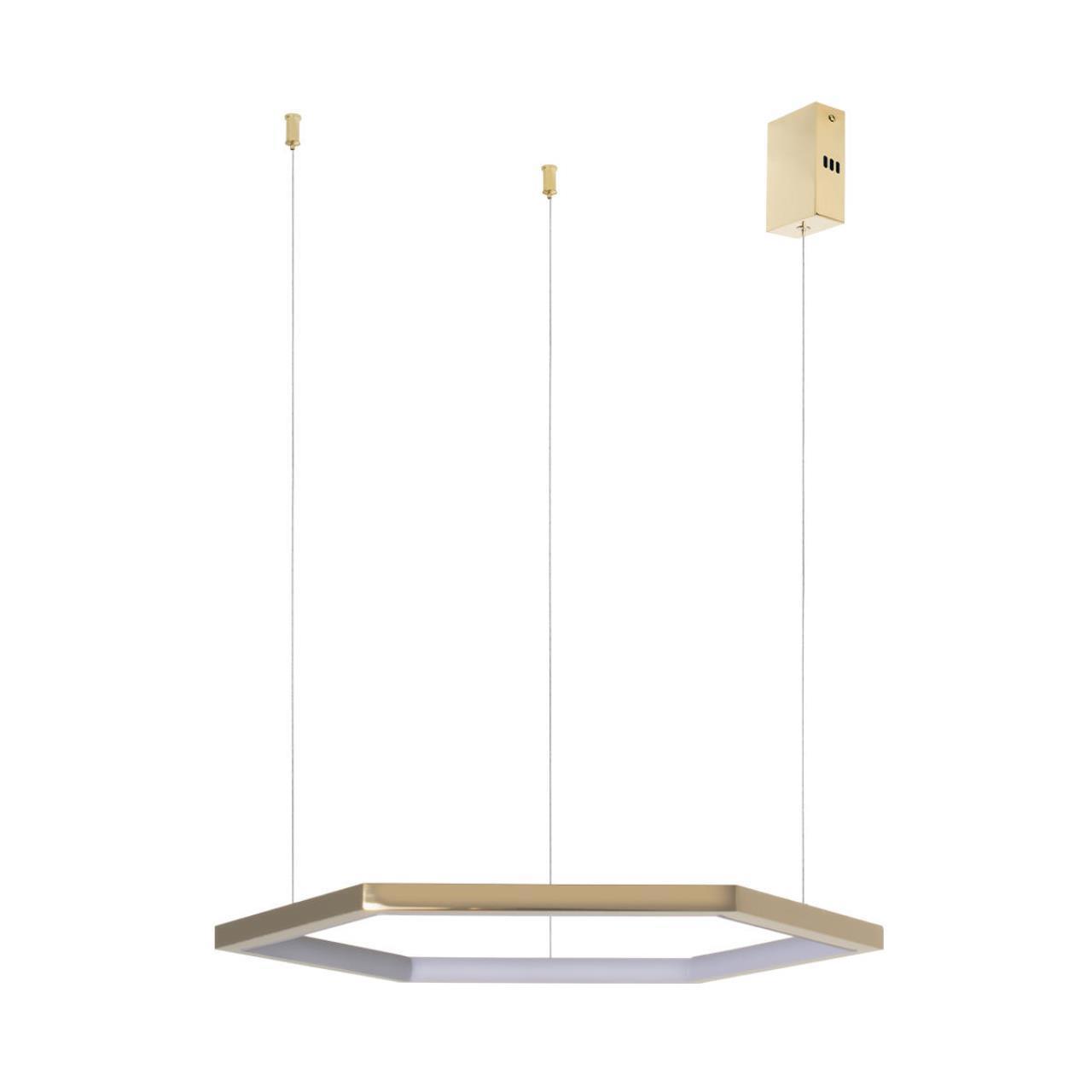 Изображение товара Подвесной светодиодный светильник LOFT IT Ring 10016S золотой теплый белый