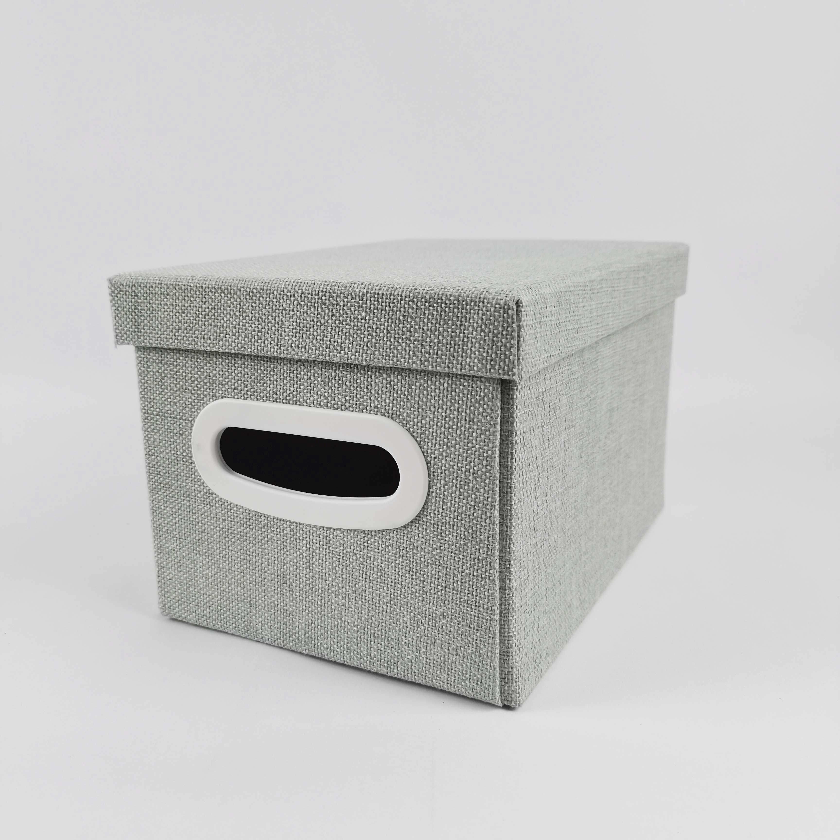 Изображение товара Короб складной Storidea FC2553KP-49 18x15x25 см картон цвет пепельный