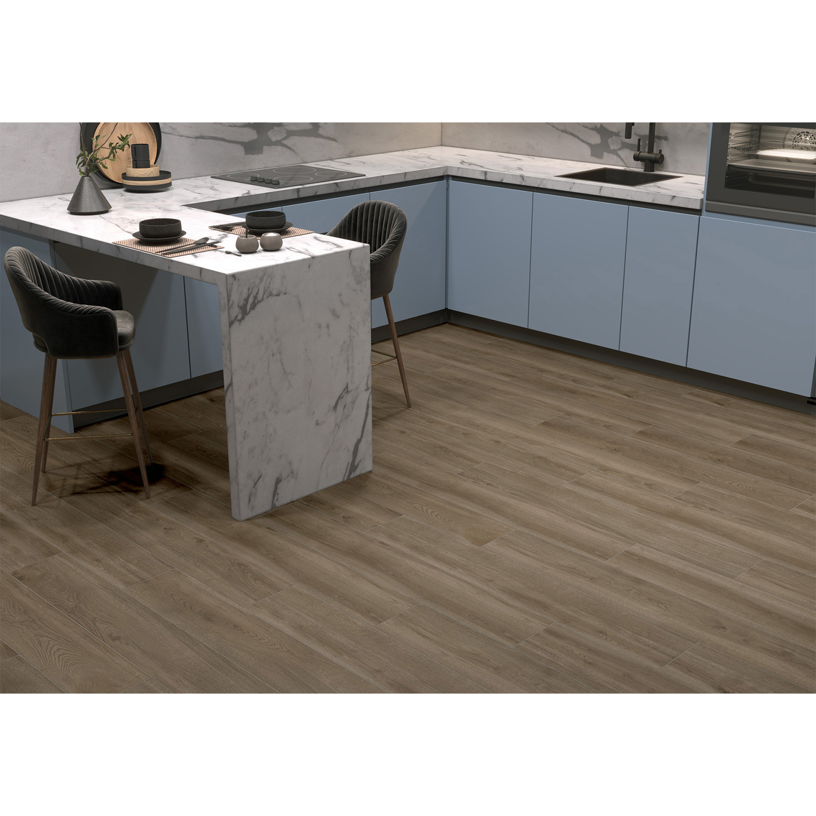 Изображение товара Керамогранит Artkera group Naturalwood цвет коричневый 20x120 см