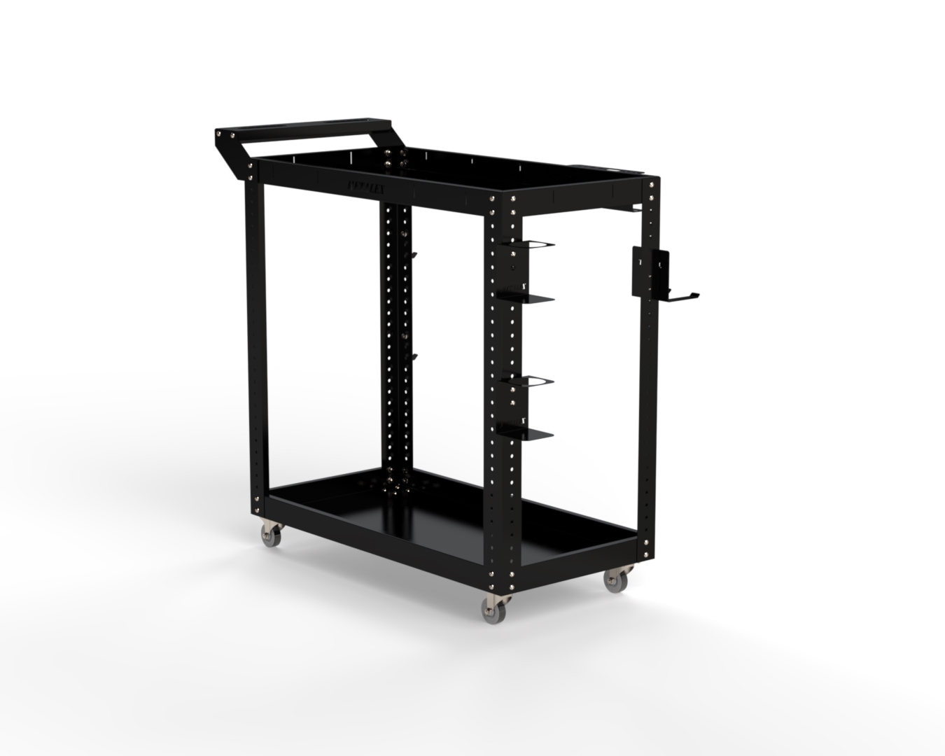 Изображение товара Тележка инструментальная Metalex Тип 1 800x450x800 мм, регулируемые полки, Россия