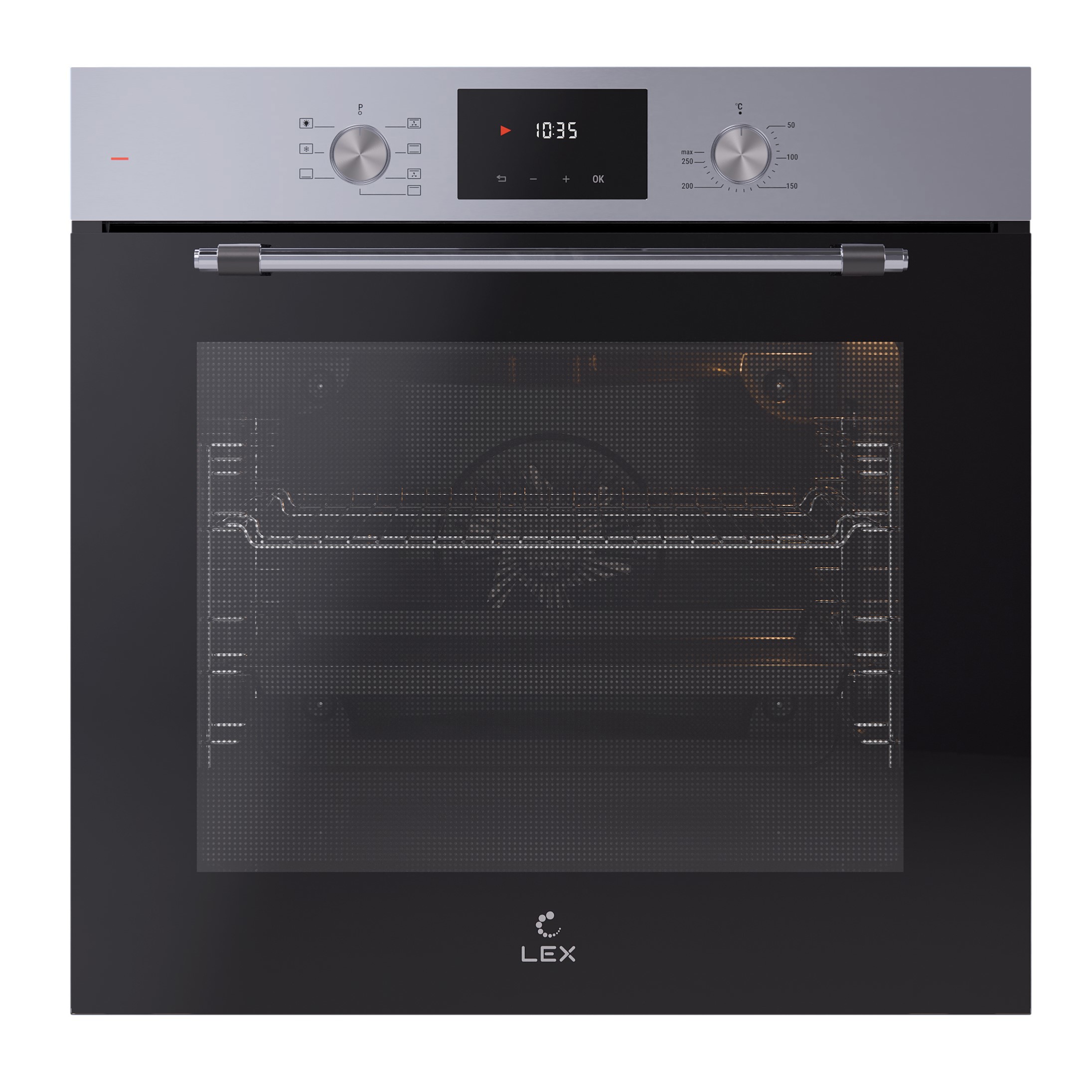 Изображение товара Духовой шкаф Lex EDP 671 IX MAX INOX 59.5х59.5х54.7 см цвет серебристый