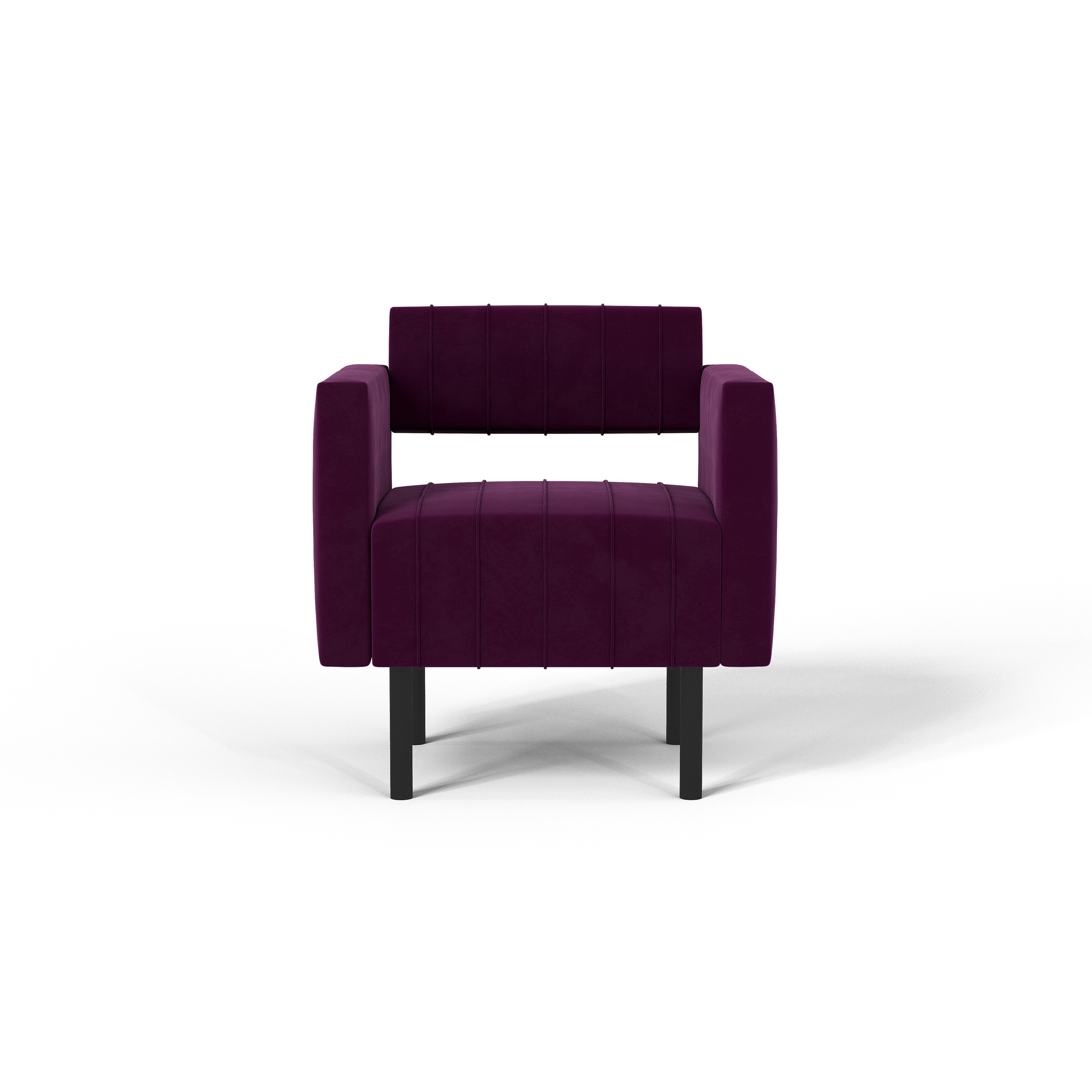 Изображение товара Стильное кресло RAIN от SALON TRON, фиолетовый велюр, 71x82x54 см