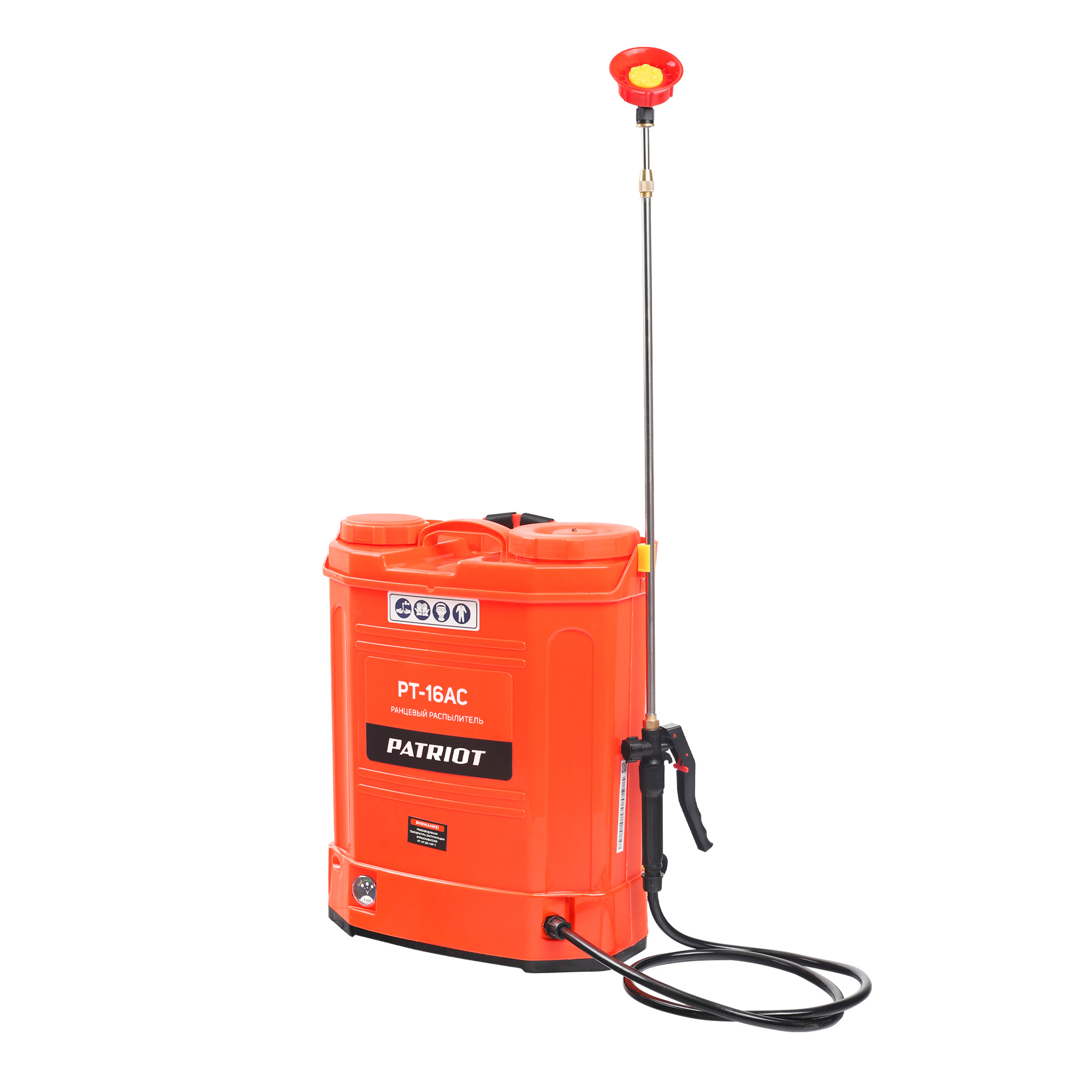 Изображение товара Опрыскиватель аккумуляторный ранцевый Patriot PT-16AC 16 л 12 В АКБ и ЗУ в комплекте