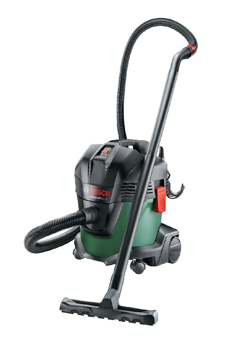 Изображение товара Пылесос строительный Bosch UniversalVac15 06033D1100, 1000 Вт, 15 л