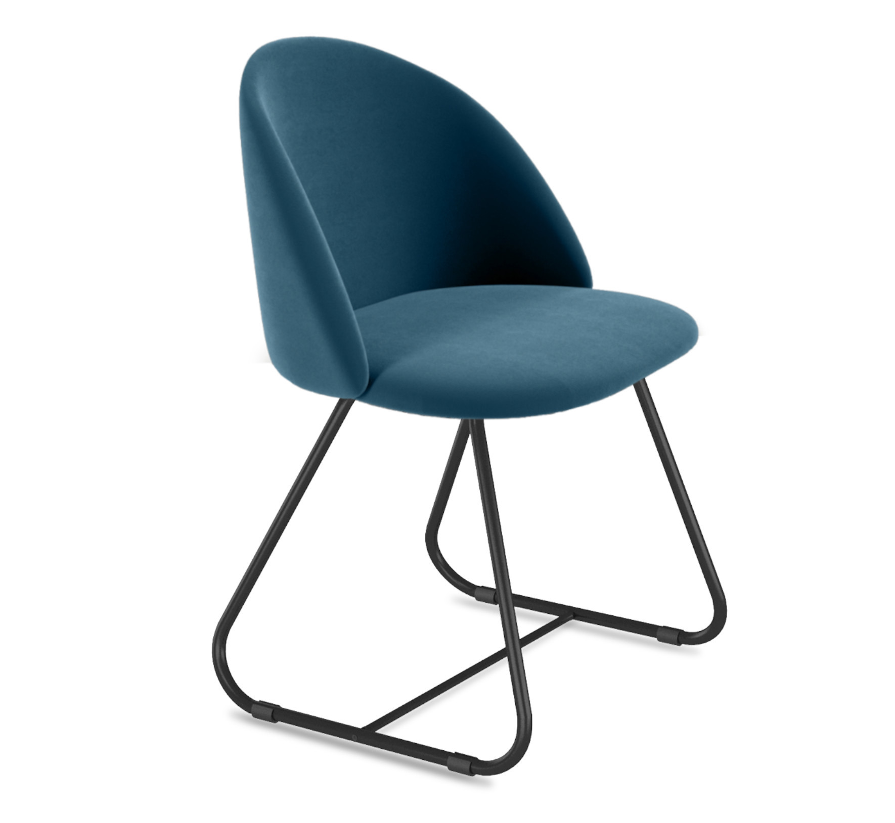 Изображение товара Стул Sheffilton 8937123203 из микровелюра современный голубой