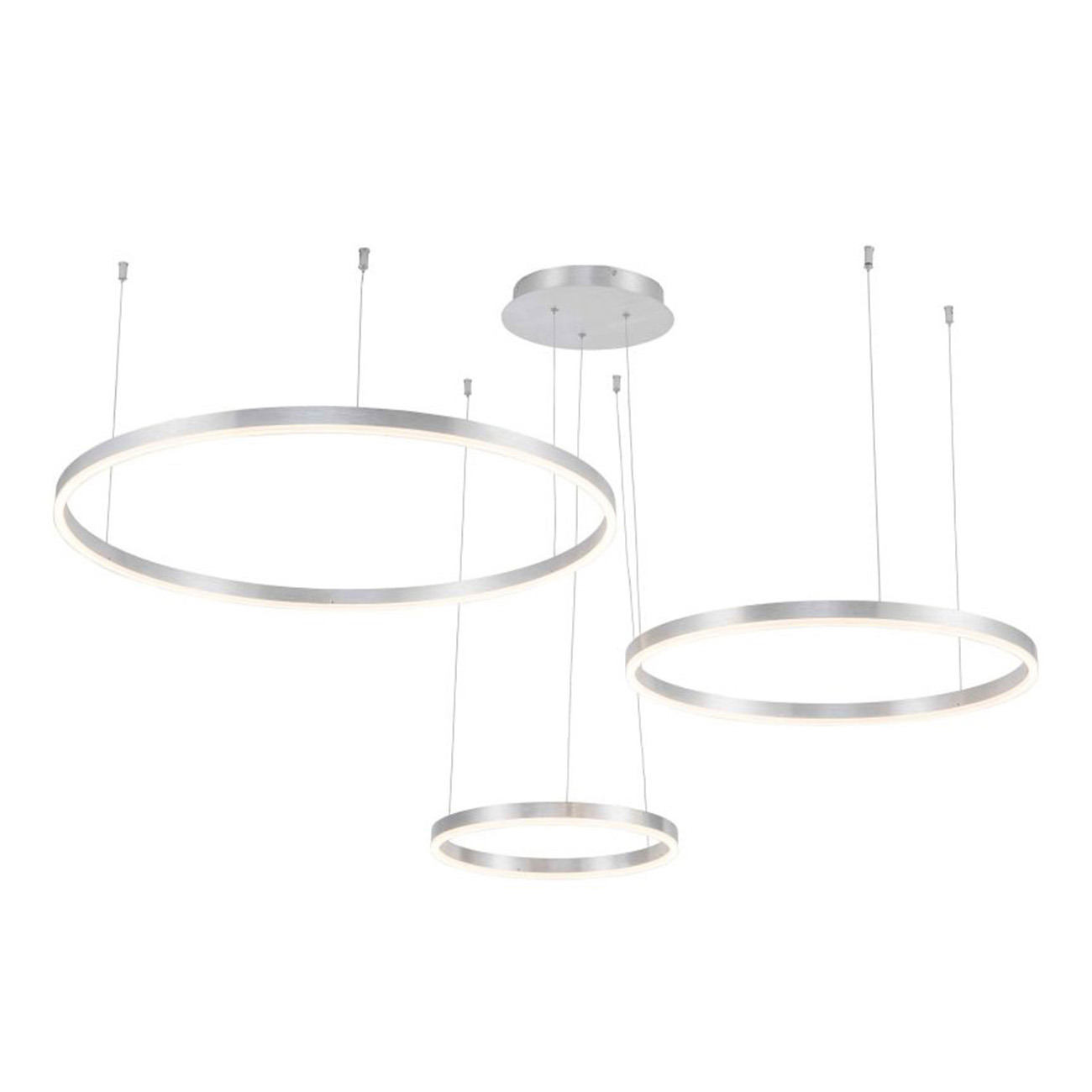 Изображение товара Люстра подвесная светодиодная STILFORT 4005-11-03P+CB Planetary 6 м² нейтральный белый свет цвет хром