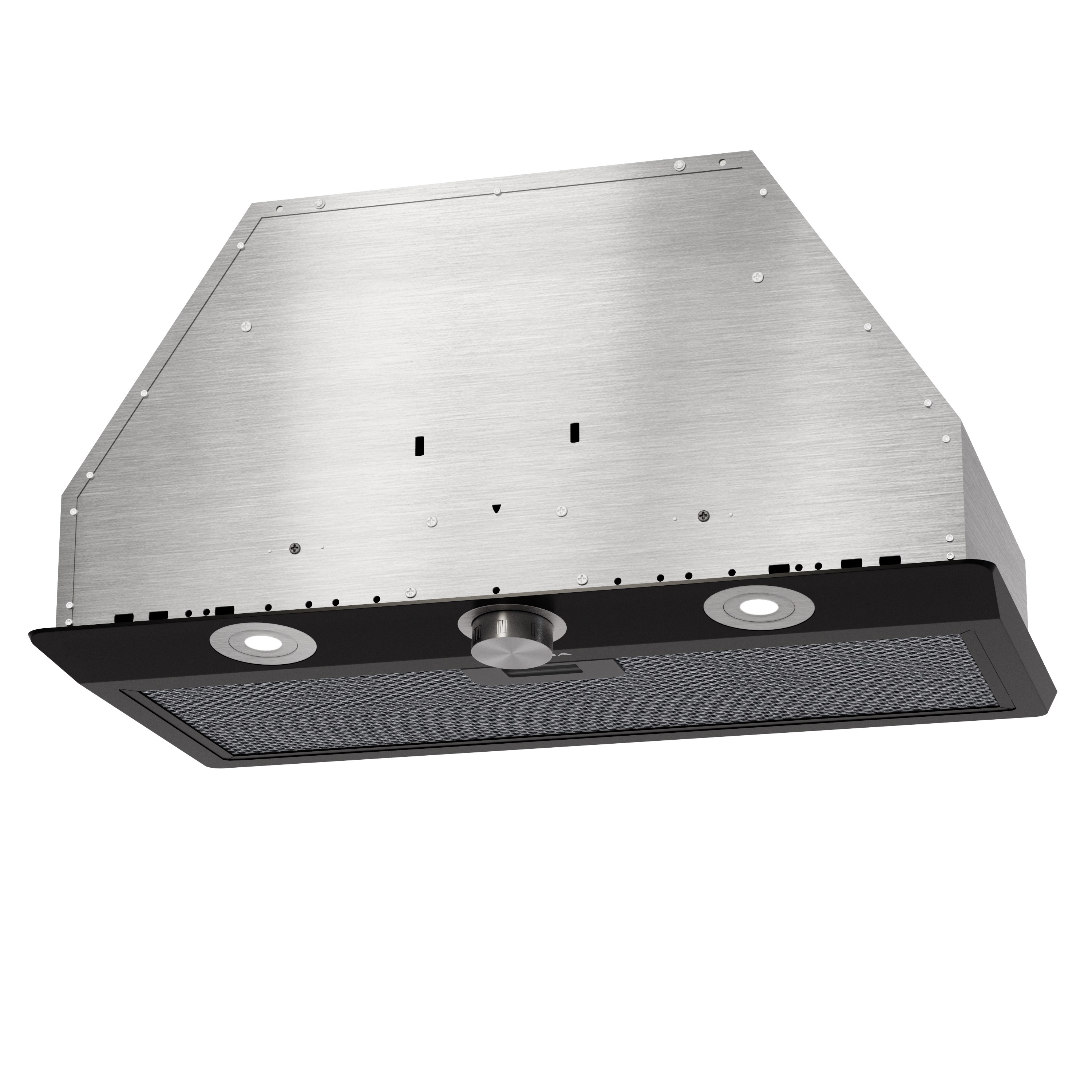 Изображение товара Вытяжка Krona SVEN 600 black one knob 52.5 см встроенная для кухни