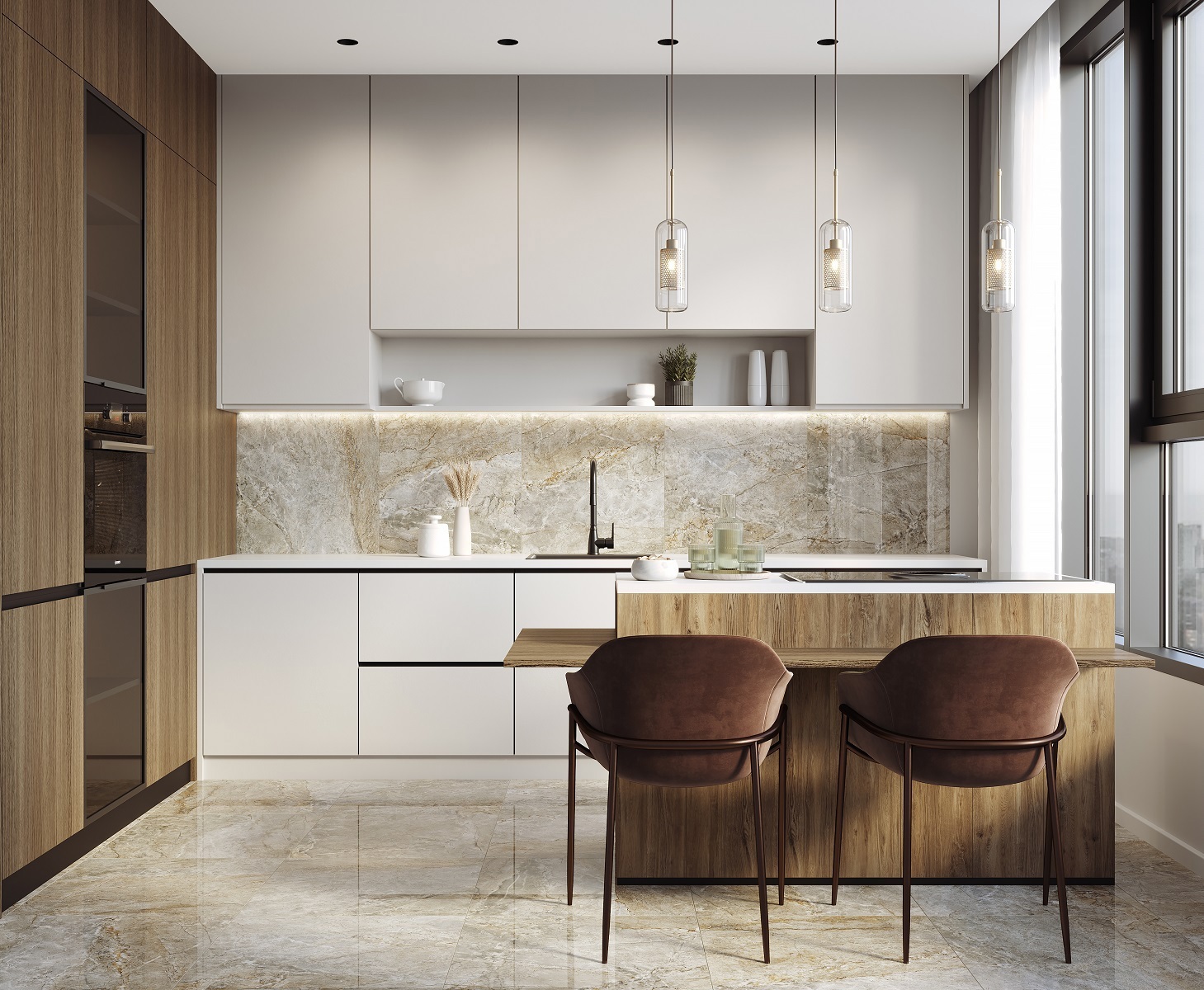 Изображение товара Керамогранит Laparet Mystery grigio x9999299101 59.5x119.1см 2.151 м² цвет серый, цена за упаковку