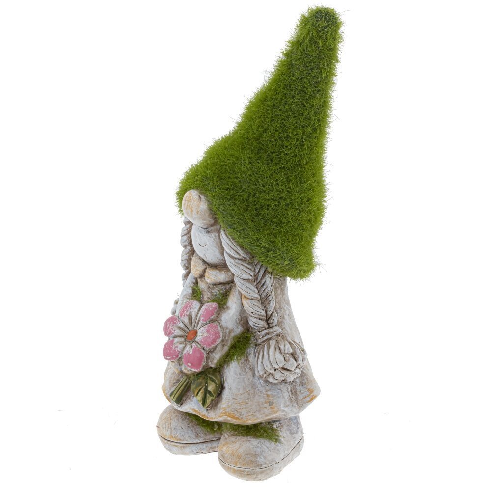 Изображение товара Фигура декоративная Гном с цветком