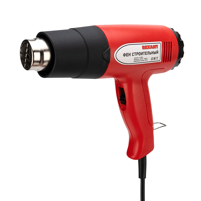 Изображение товара Фен технический Rexant 12-0054 1600 Вт регулируемый с редукционной насадкой