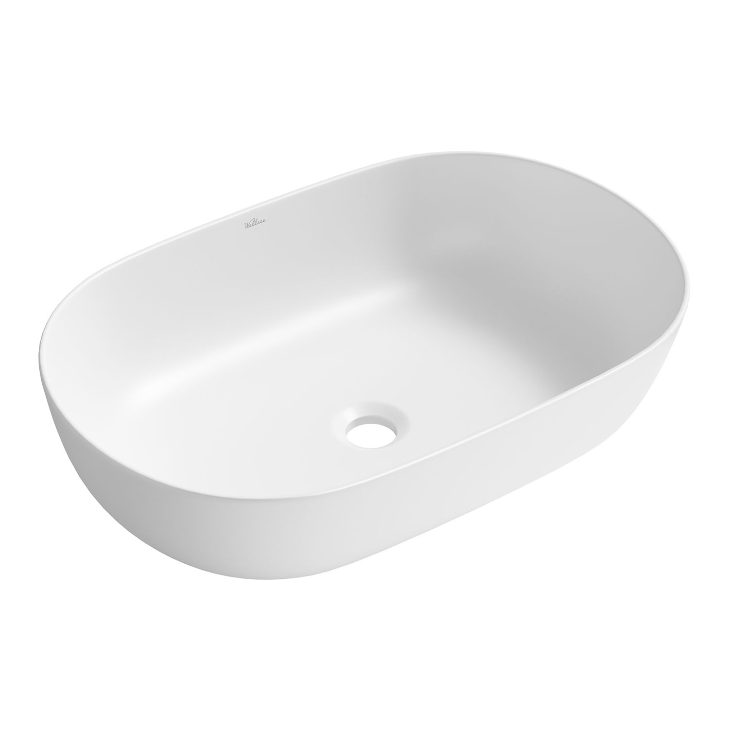 Изображение товара Раковина накладная Wellsee Chic Riviera 60см комплект 7 в 1 современная керамическая модель польско