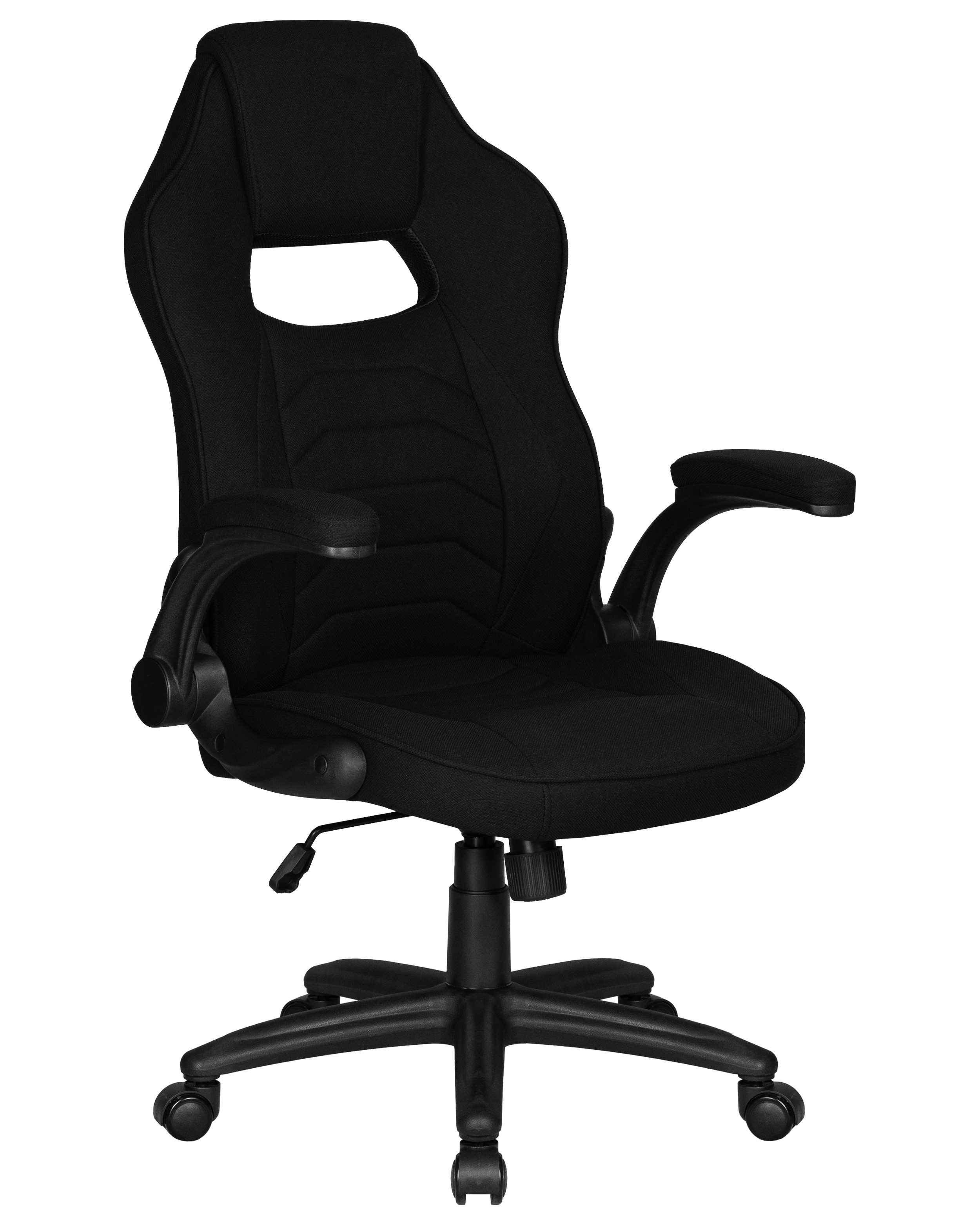 Изображение товара Офисное игровое кресло Dobrin RICK LM R-132B черное ткань регулировка нагрузки