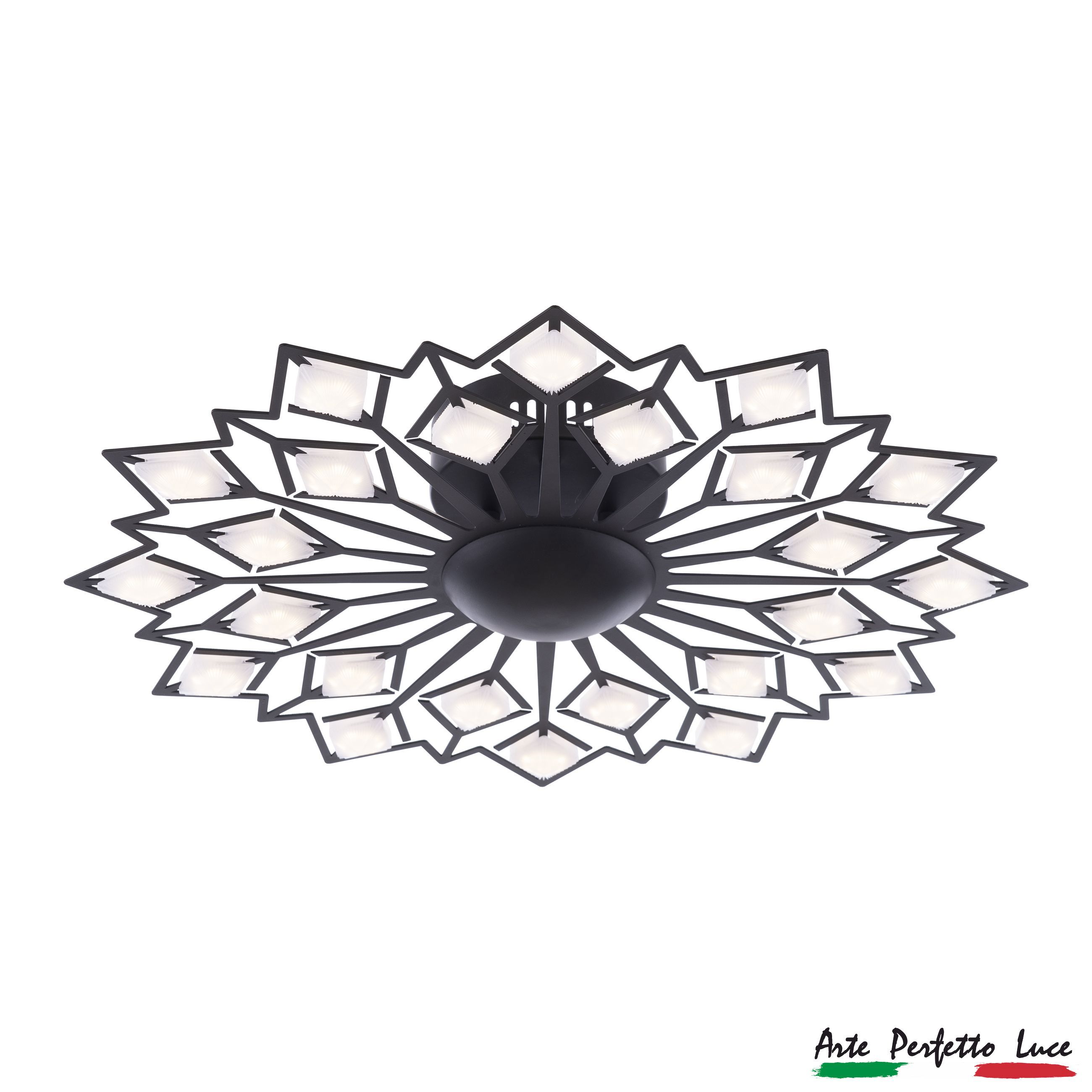 Изображение товара Люстра потолочная светодиодная Arte Perfetto luce 3307.MX8228-24W550 Black