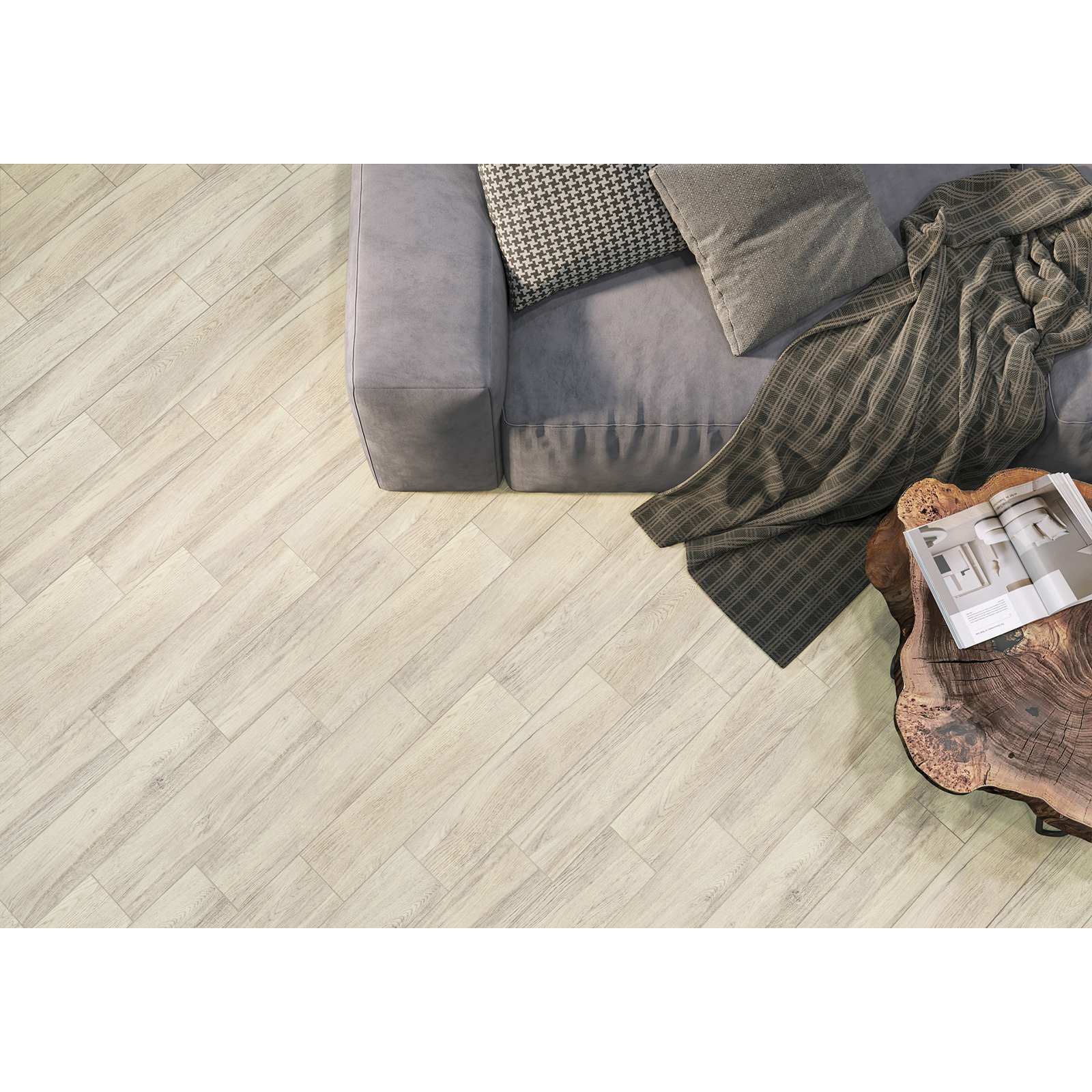 Изображение товара Керамогранит New trend Craftwood GP1560CRW01 15.1x60.2см кремовый под дерево