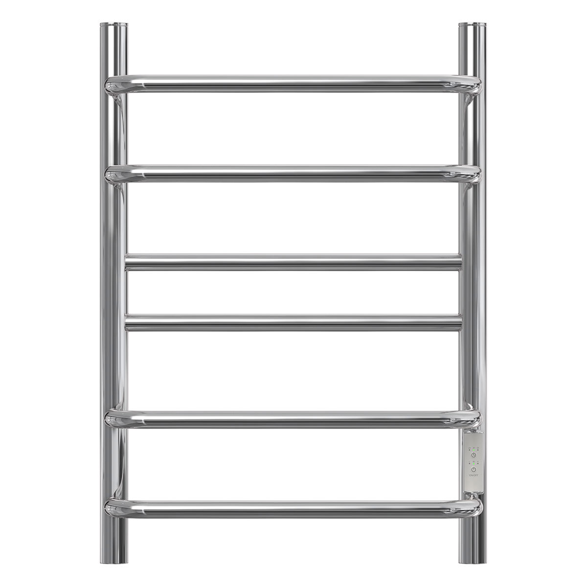 Изображение товара Полотенцесушитель электрический Point Сатурн PN90846 П6 400x600 мм 100 Вт с терморегулятором лесенка цвет хром