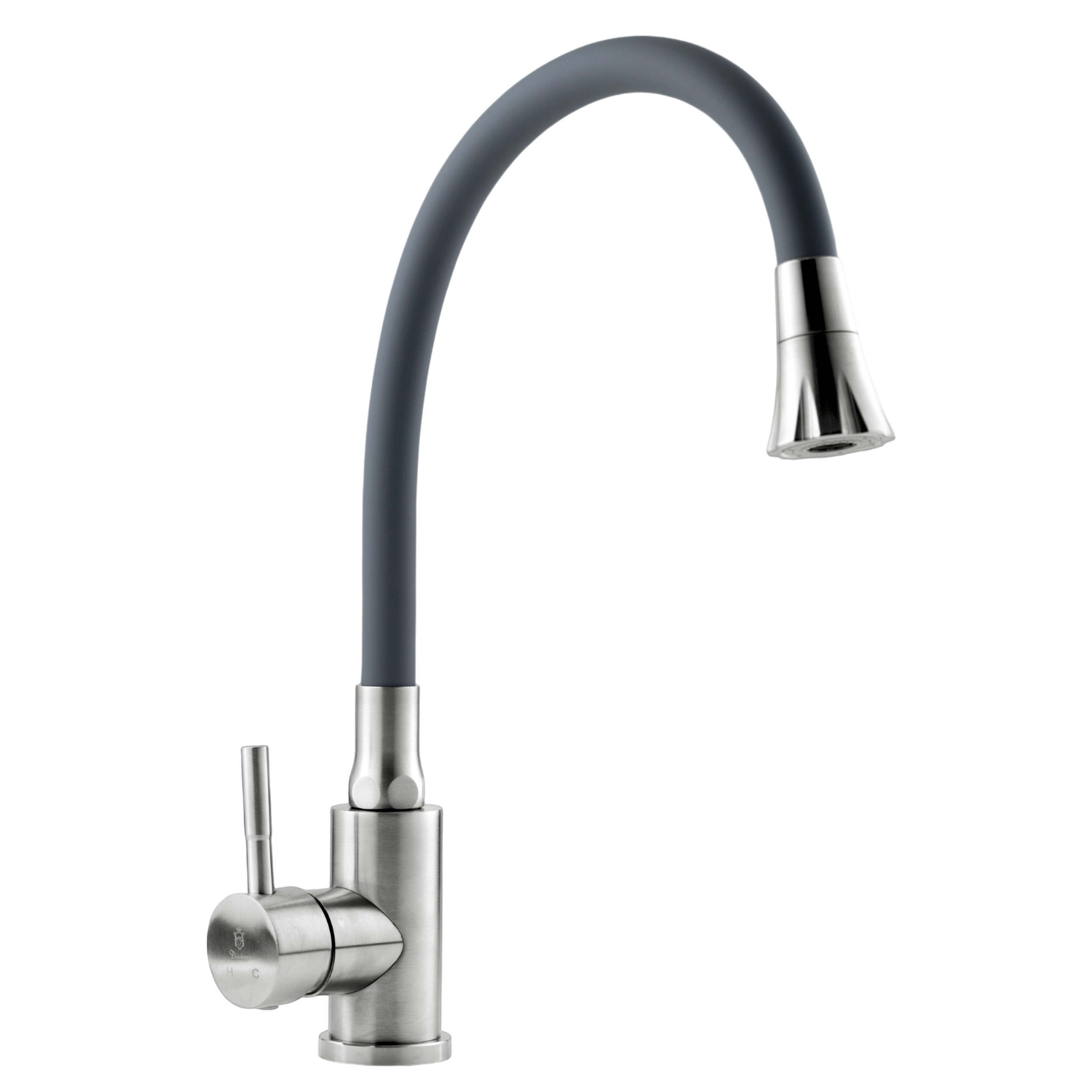 Изображение товара Кухонный смеситель Diadonna D46-0009S с гибким излив и двумя режимами струи