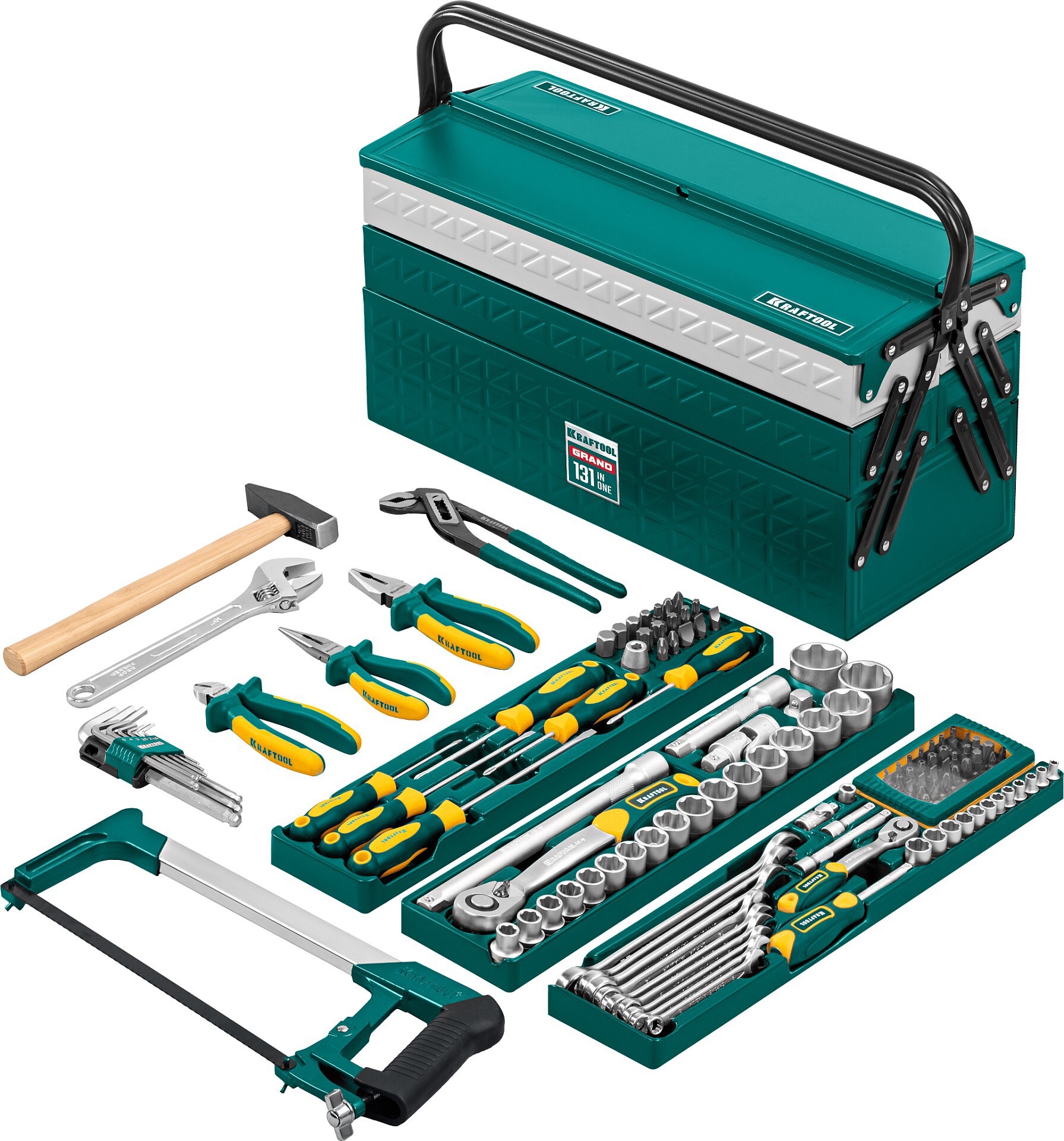 Изображение товара Набор инструментов Kraftool 27978-H131, 131 предметы для профессионалов