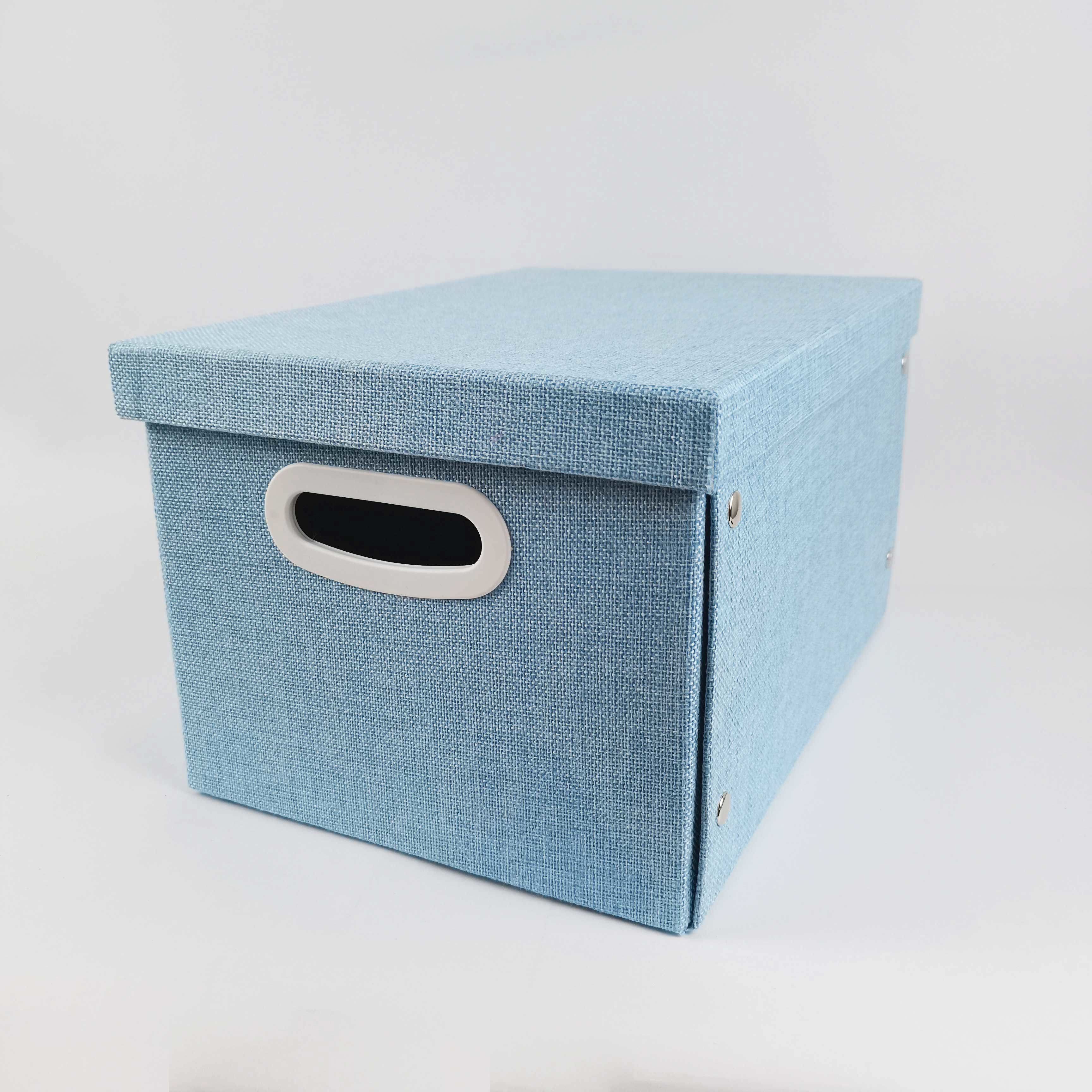 Изображение товара Коробка складная Storidea FC2552KP-15 из картона для хранения голубая