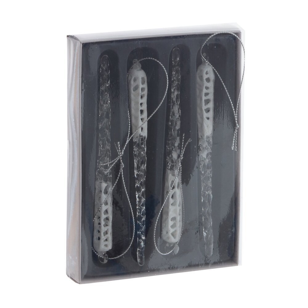 Изображение товара Набор елочных игрушек 805826 16 см x 2.5 см бесцветный/прозрачный 4 шт