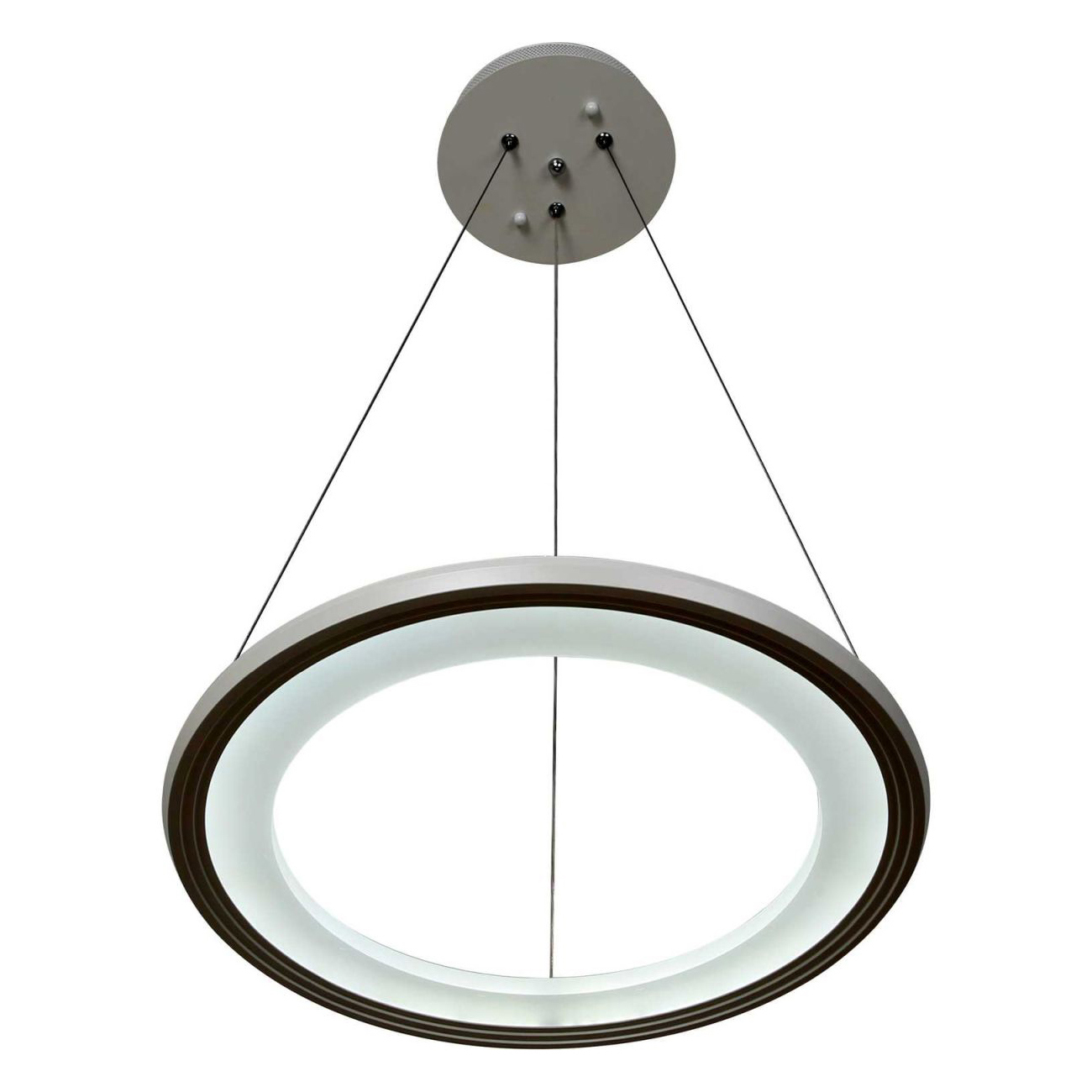 Изображение товара Подвесная светодиодная люстра STILFORT Hoop 12 м² белый IP20