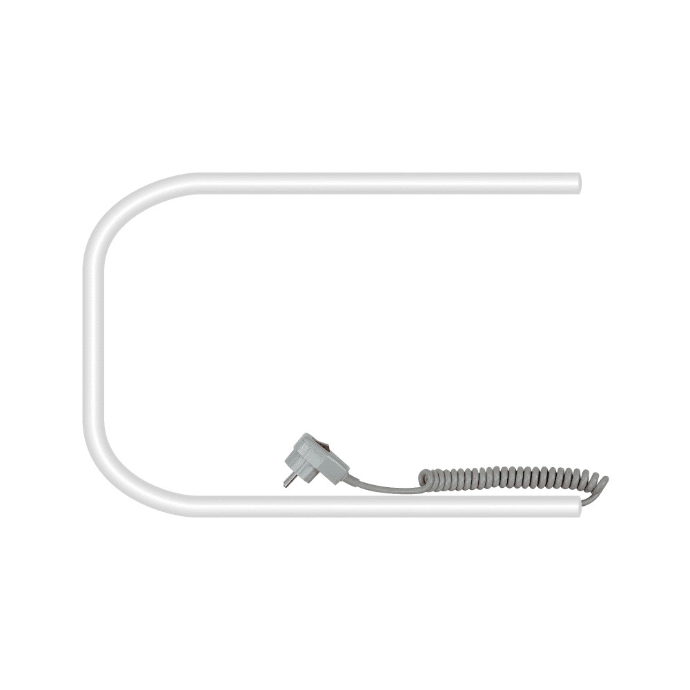 Изображение товара Электрический полотенцесушитель Primoclima Astra П 50 Вт белый IP44 нержавеющая сталь