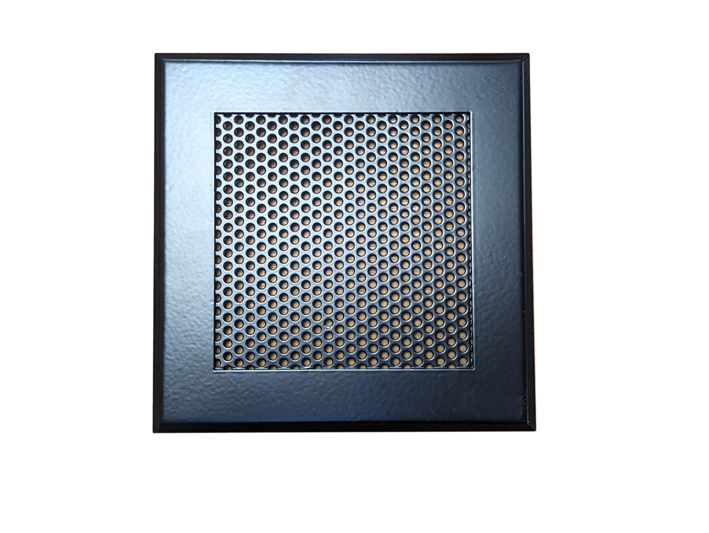 Изображение товара Решетка вентиляционная Шамрай 100x100 мм сталь на магнитах перфорация цветок цвет черный матовый 2 шт. Изображение товара Решетка вентиляционная Шамрай 100x100 мм сталь на магнитах перфорация цветок цвет черный матовый 2 шт.