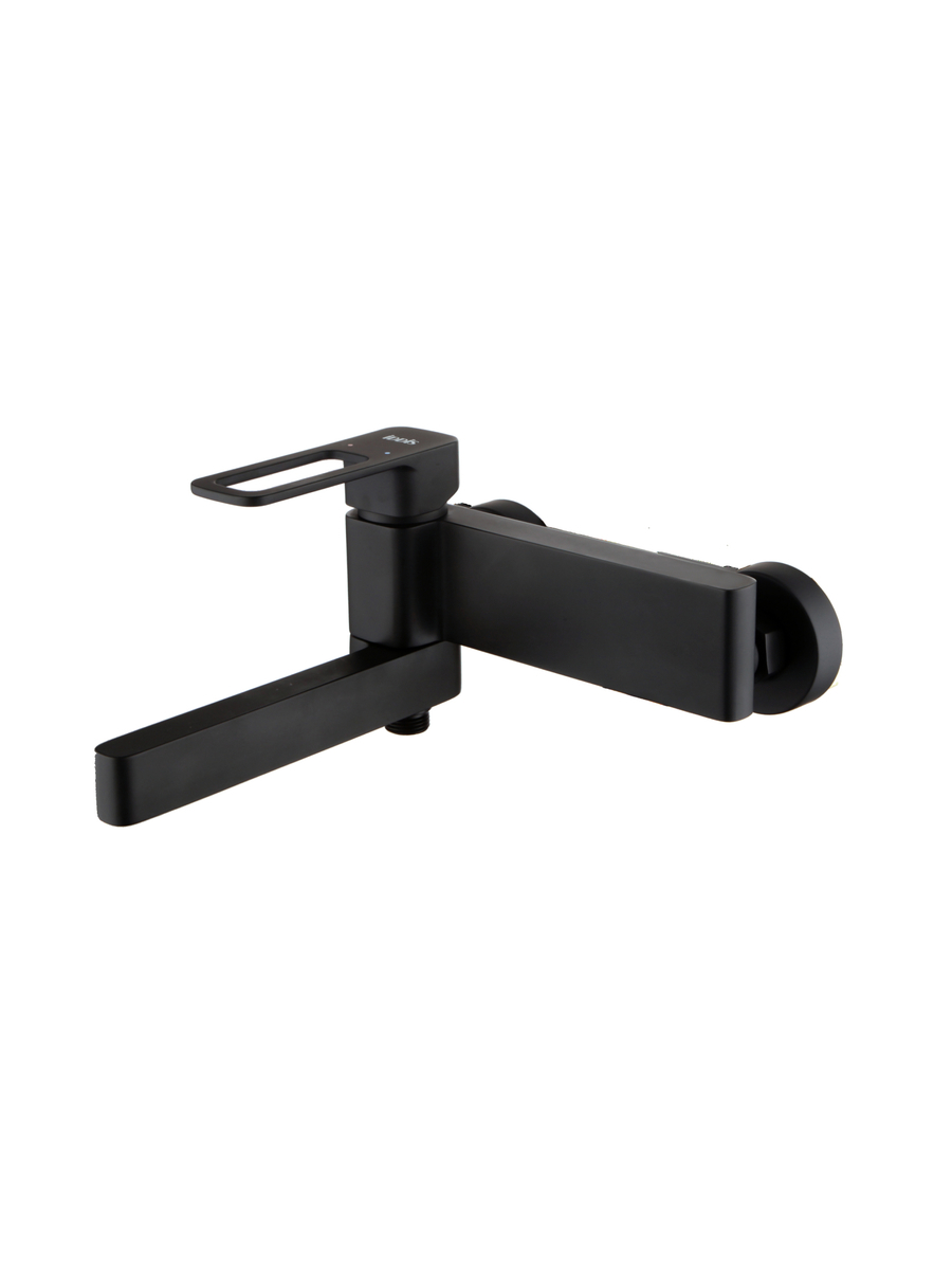 Изображение товара Смеситель для ванны Black Slide Iddis SLIBL00i02WA с складным изливом