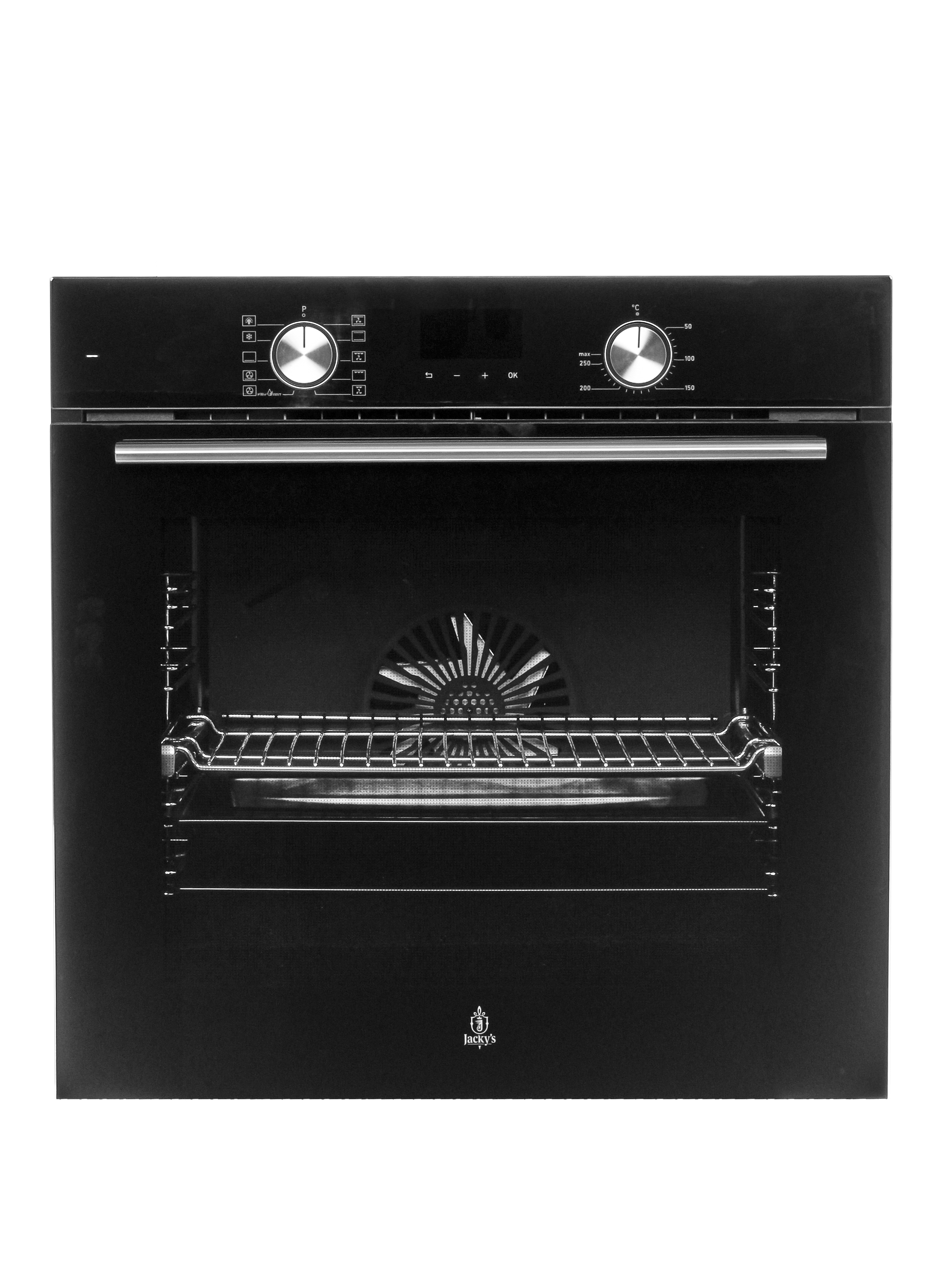 Изображение товара Встраиваемый духовой шкаф Jackys JO EB7638 73л черное стекло сенсорное управление