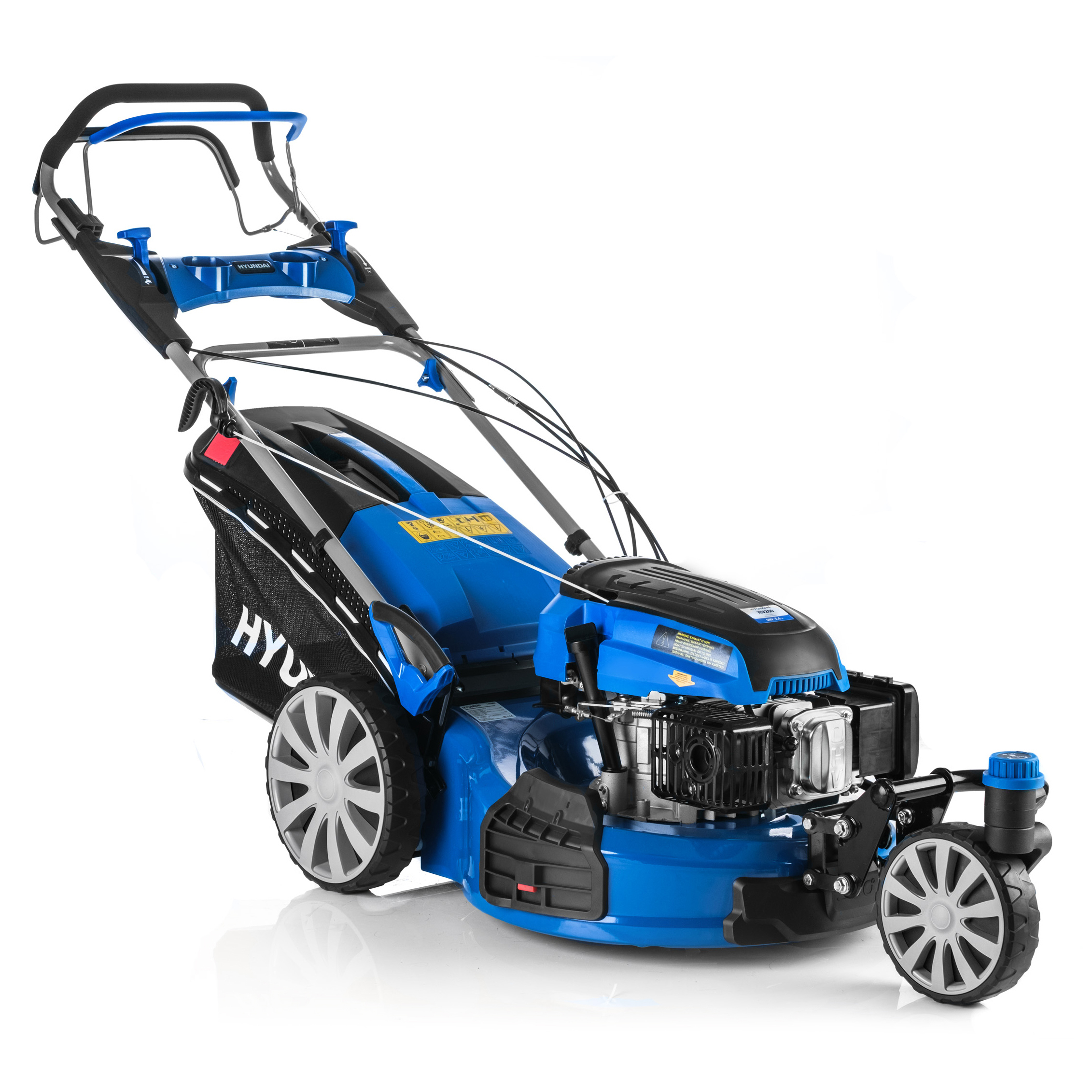 Изображение товара Газонокосилка бензиновая Hyundai L 5120RS 5.6 л.с. 51 см с функцией мульчирования и регулировкой вы