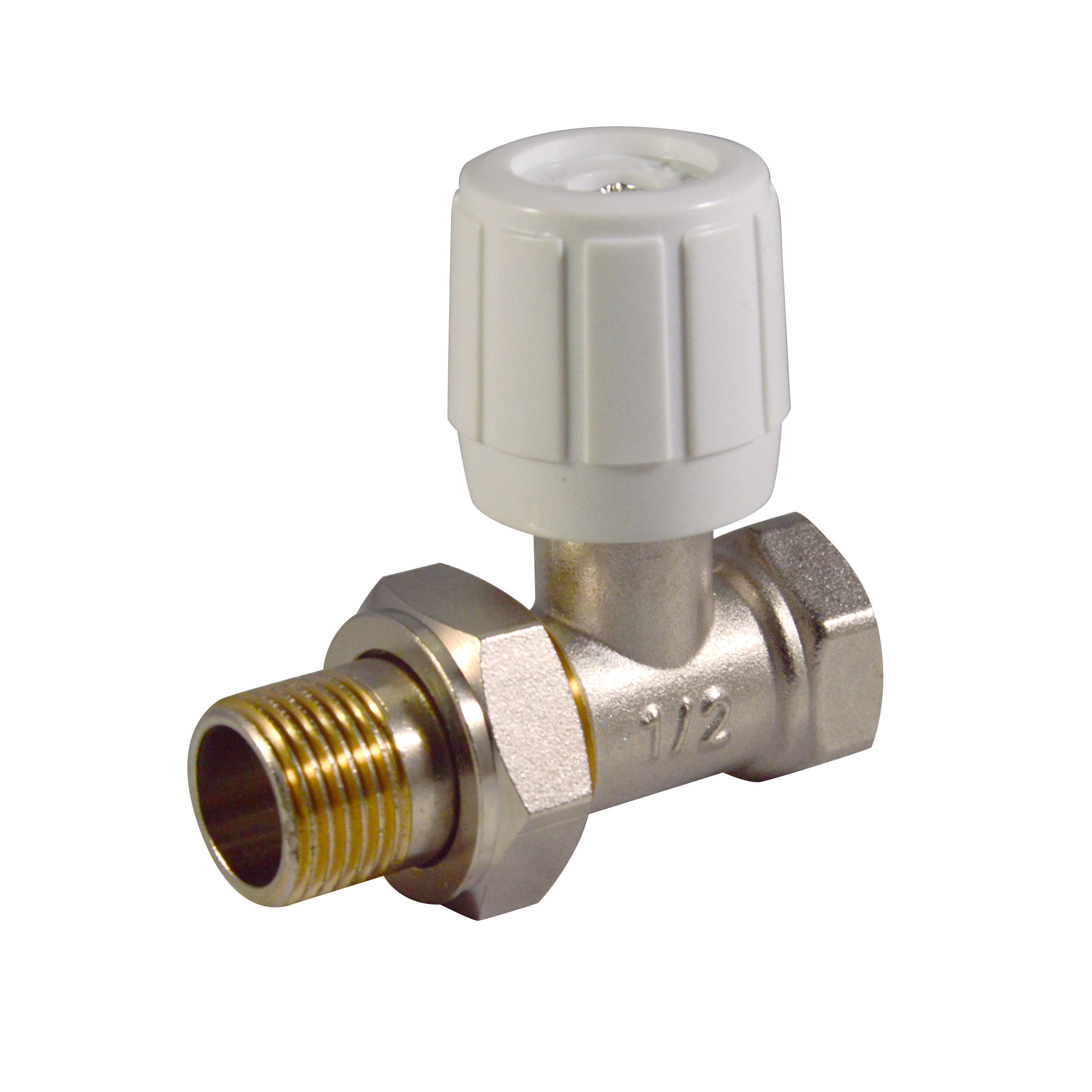 Изображение товара Клапан для радиатора прямой СТМ Термо 1/2 латунь ремонтопригодный