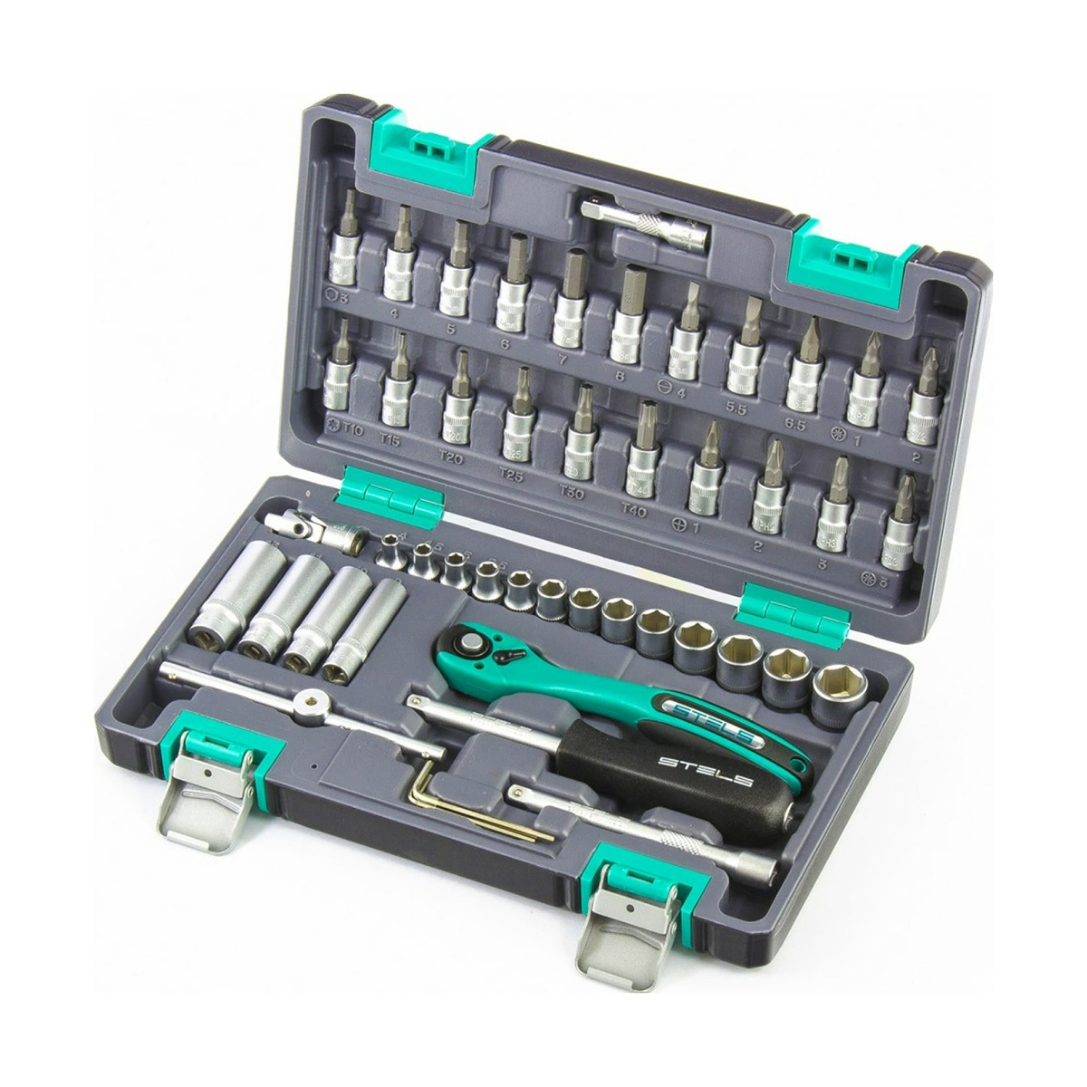 Изображение товара Набор инструментов Stels 14099 47 предметов профессиональный комплект для автомобиля и дома