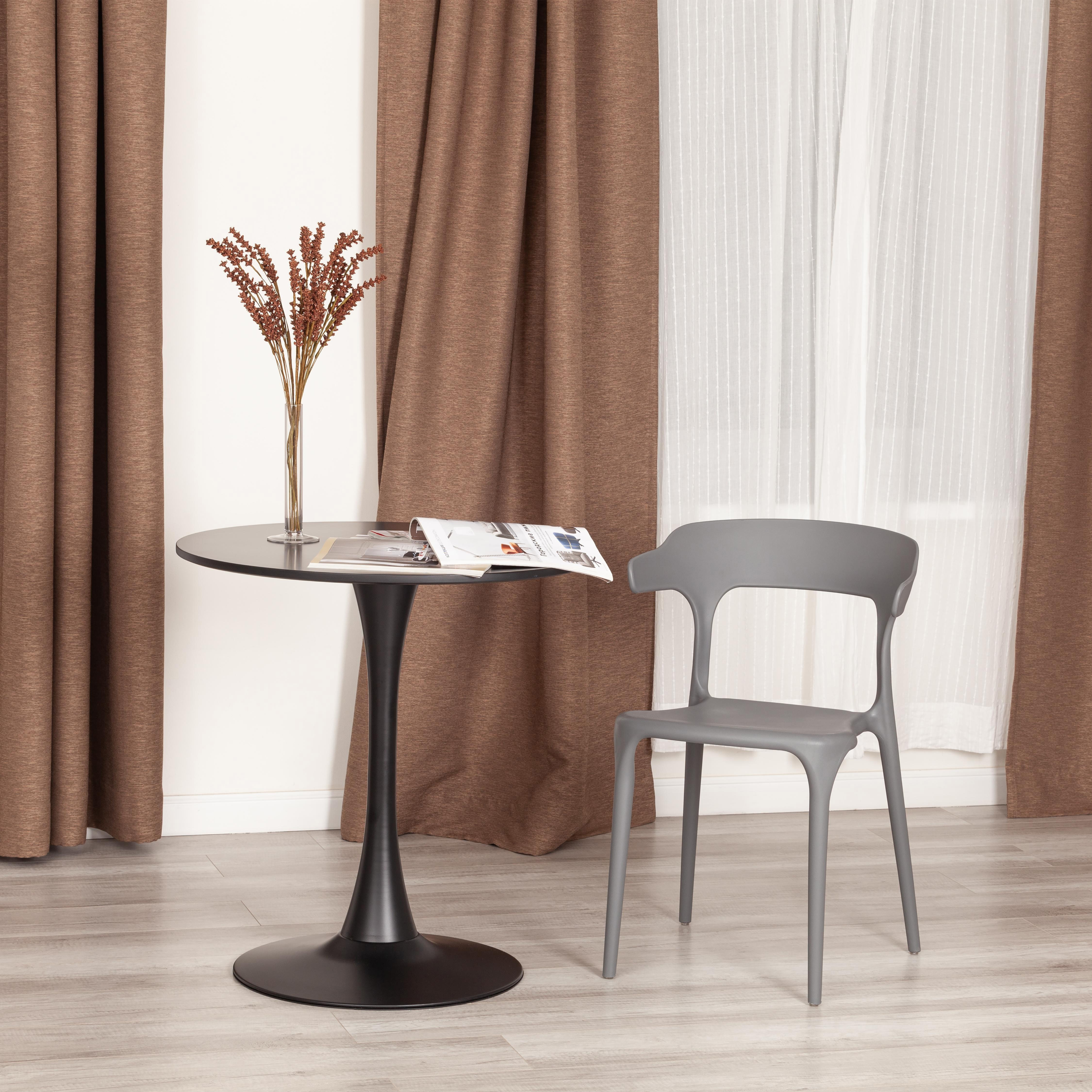 Изображение товара Стул Tetchair TON. в упаковке пластик 48 x 48 x 74 см темно-серый