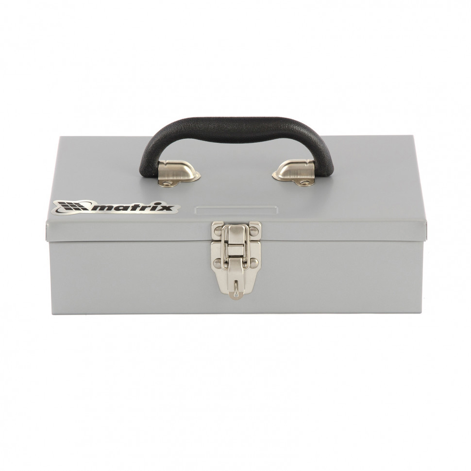 Изображение товара Металлический ящик для инструментов Matrix 906055 284x160x78 мм стальной надежный