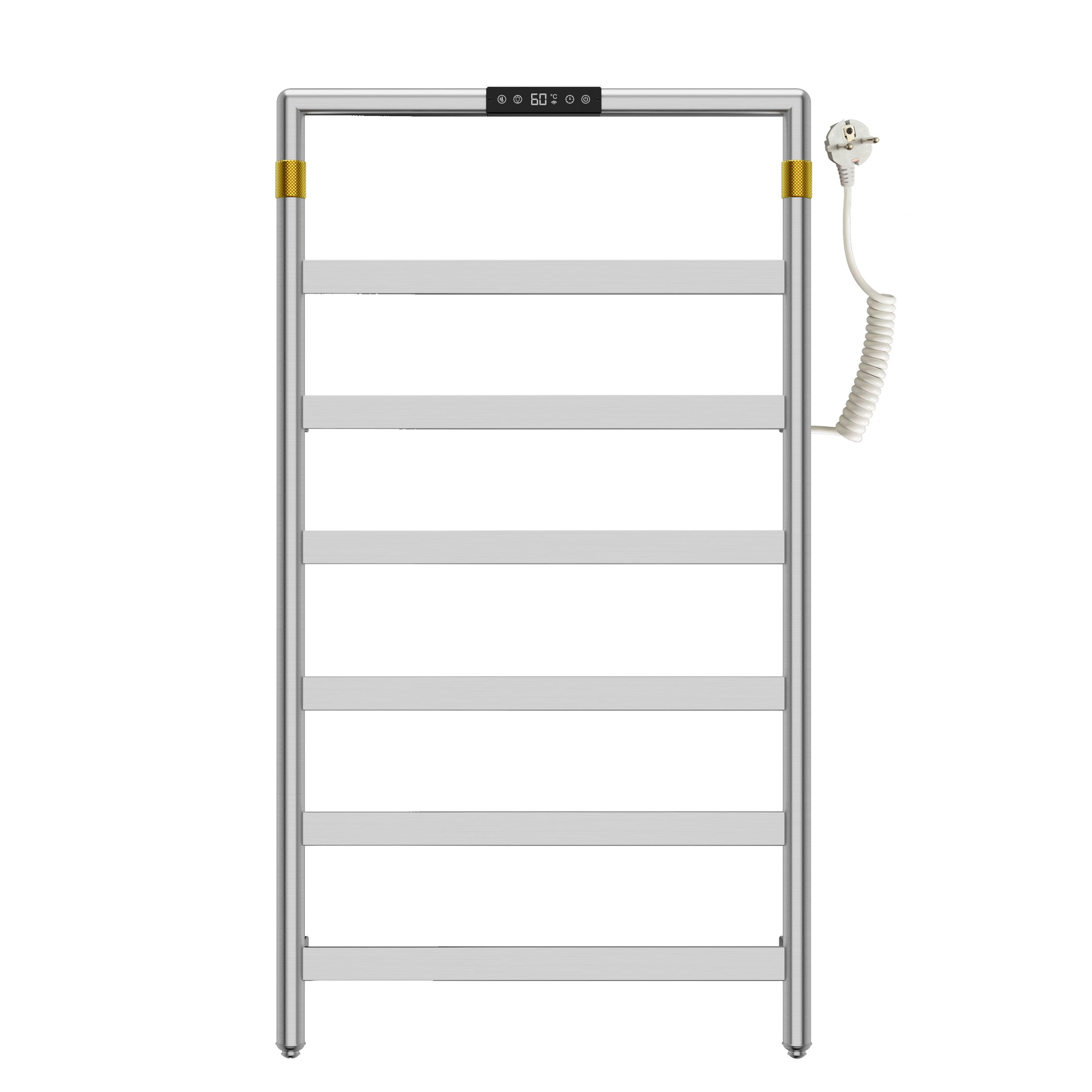 Изображение товара Электрический полотенцесушитель Wonzon & Woghand Köln 60 Вт никель П-образный